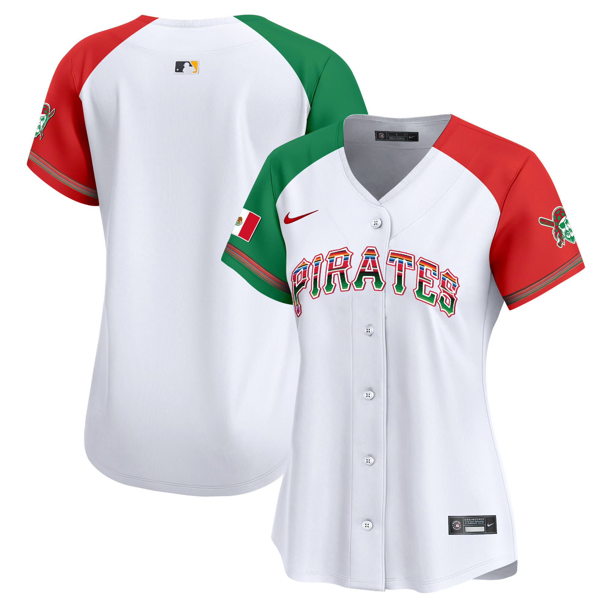 Women's Pittsburgh Pirates Mexico Vapor Premier Limited Jersey - All Stitched