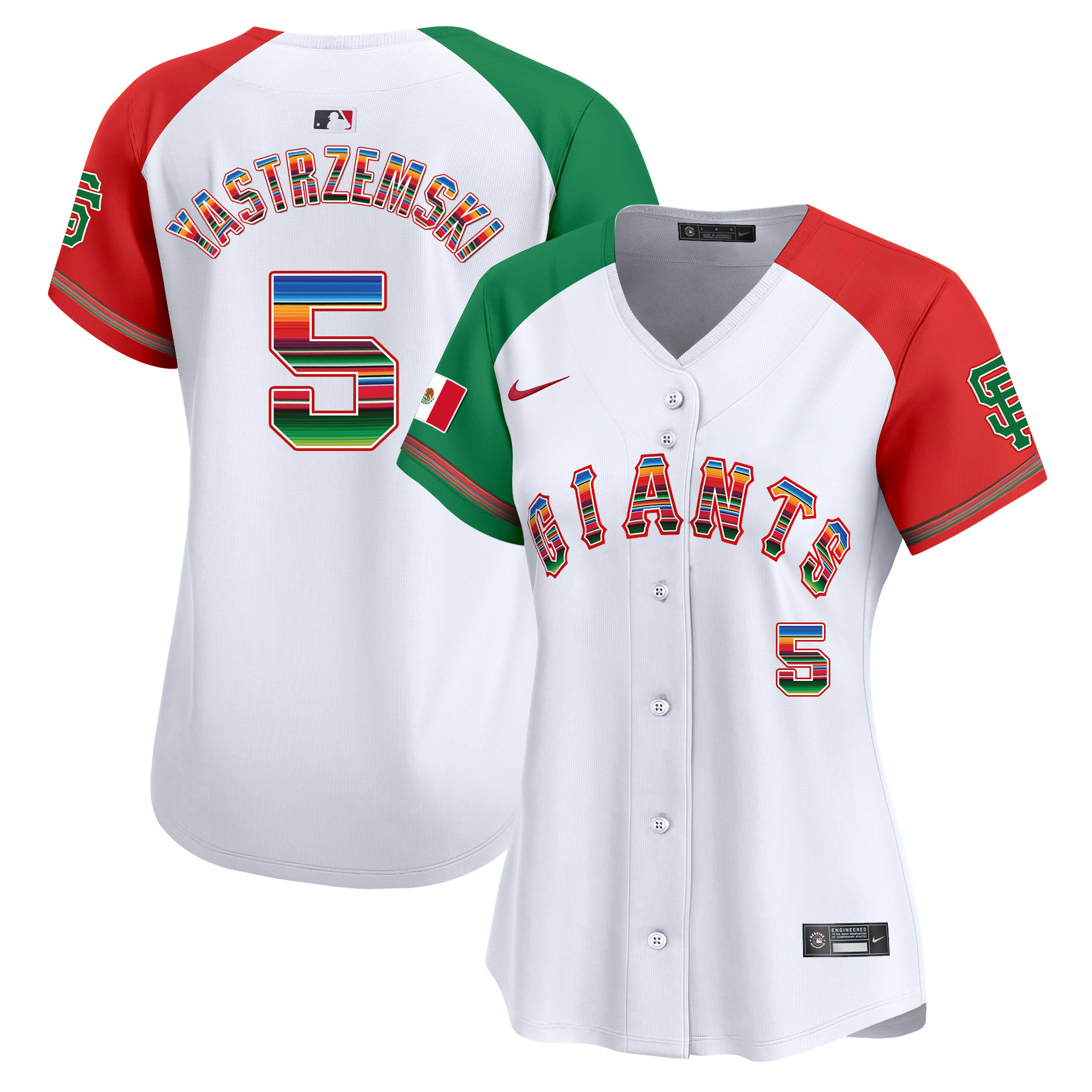 Women's San Francisco Giants Mexico Vapor Premier Limited Jersey - All Stitched