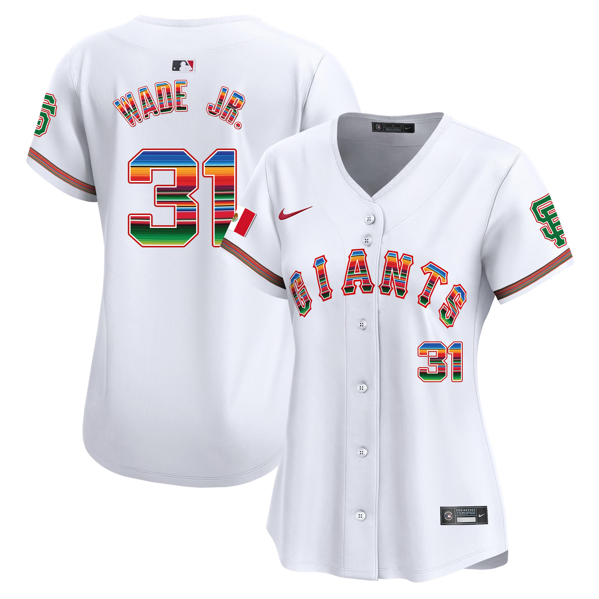 Women's San Francisco Giants Mexico Vapor Premier Limited Jersey - All Stitched