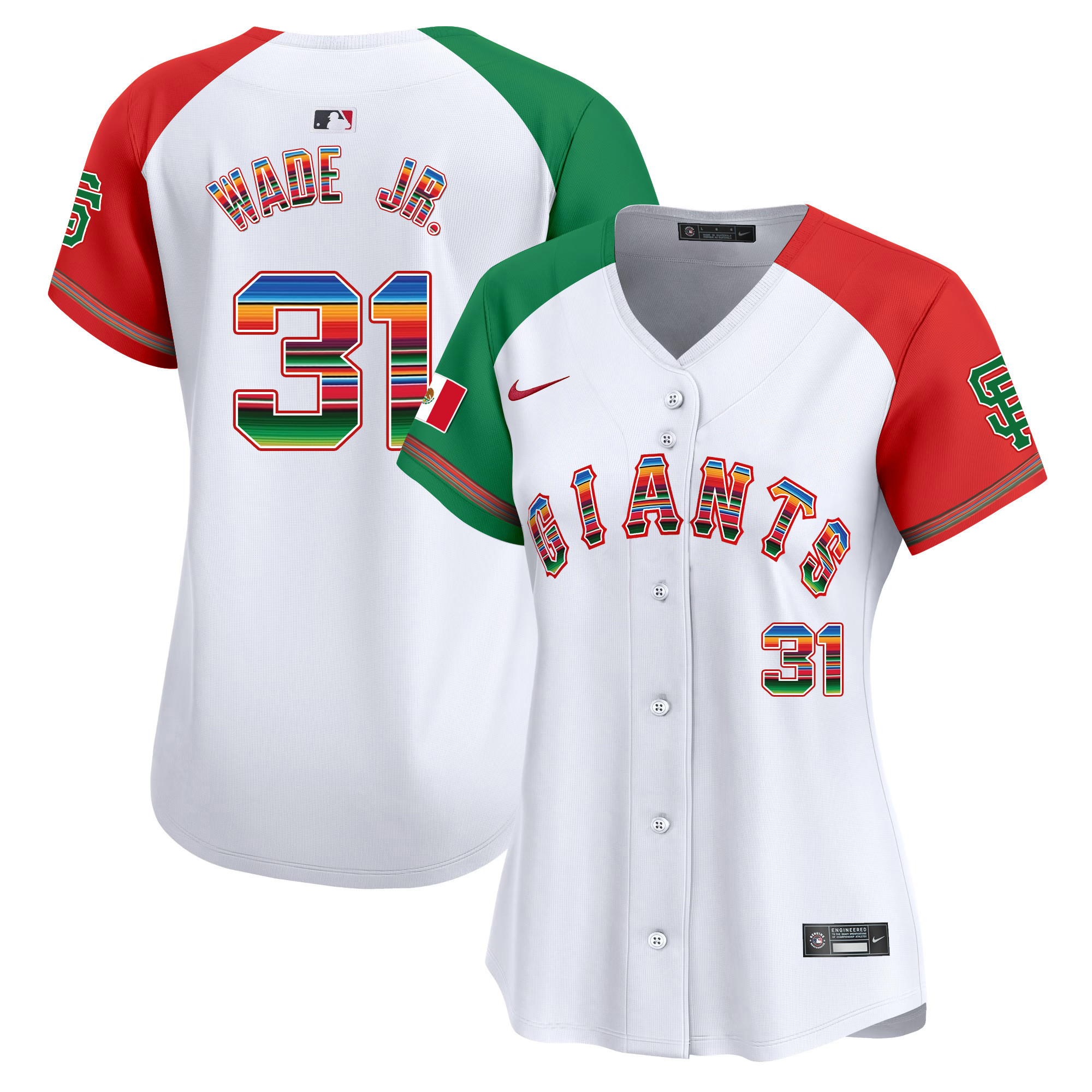 Women's San Francisco Giants Mexico Vapor Premier Limited Jersey - All Stitched