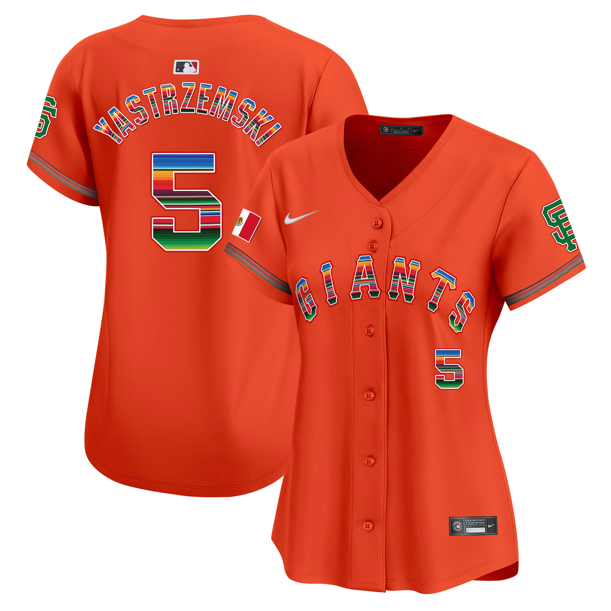Women's San Francisco Giants Mexico Vapor Premier Limited Jersey - All Stitched