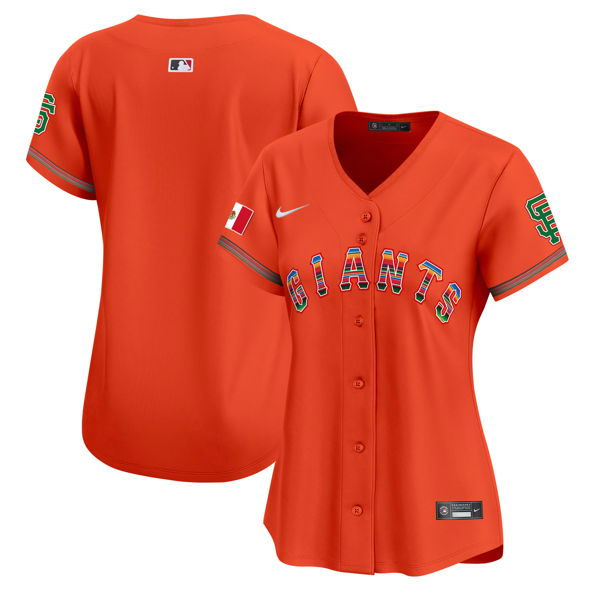 Women's San Francisco Giants Mexico Vapor Premier Limited Jersey - All Stitched