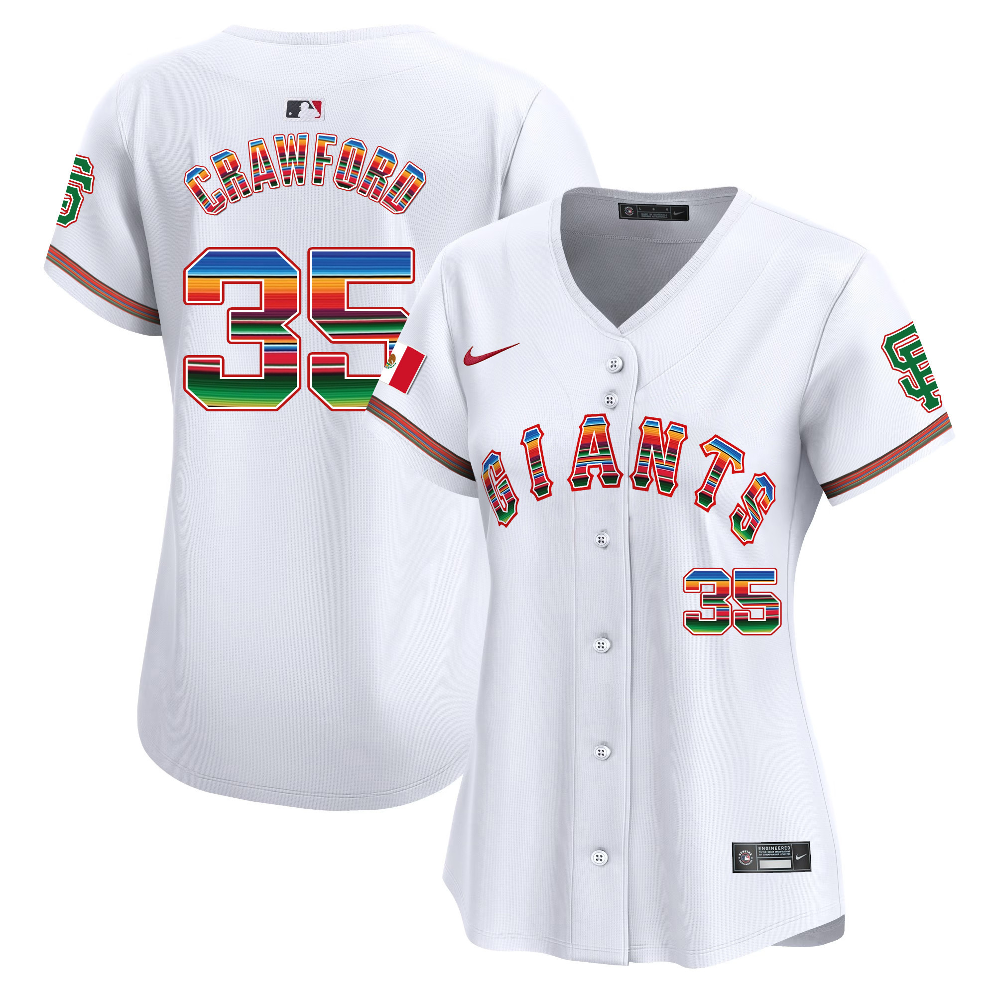 Women's San Francisco Giants Mexico Vapor Premier Limited Jersey - All Stitched