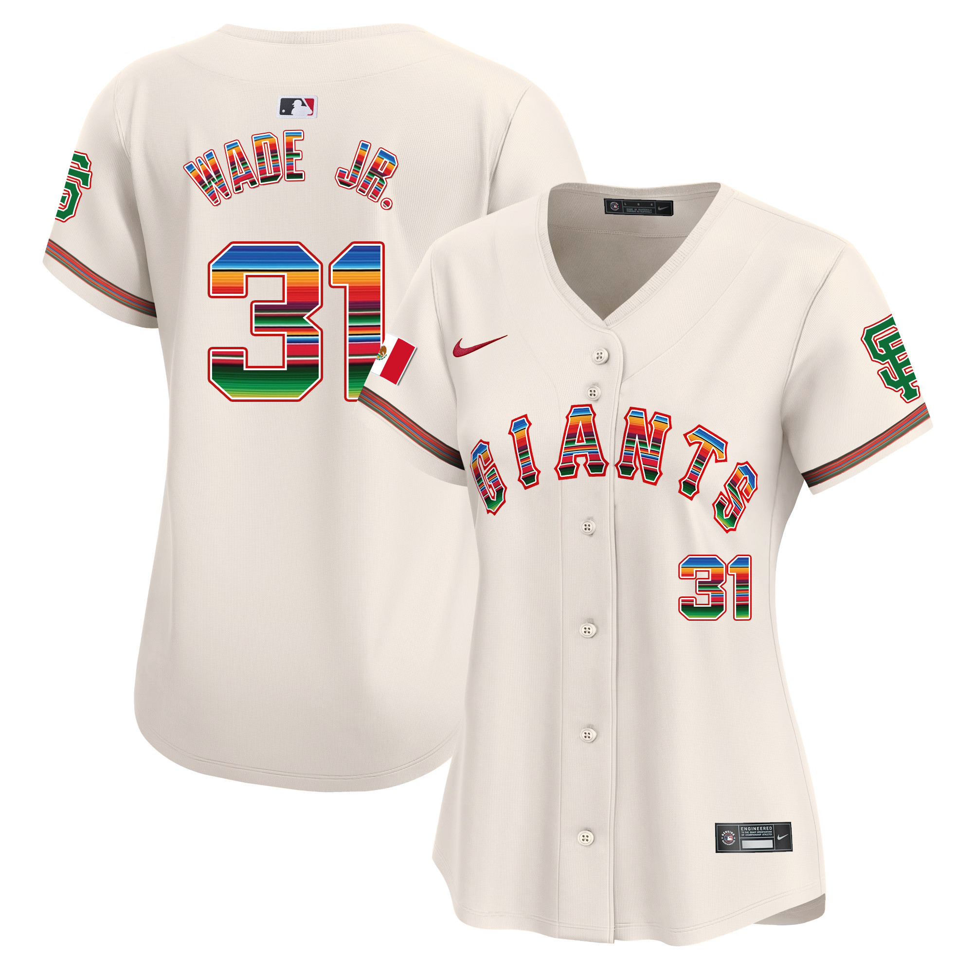 Women's San Francisco Giants Mexico Vapor Premier Limited Jersey - All Stitched