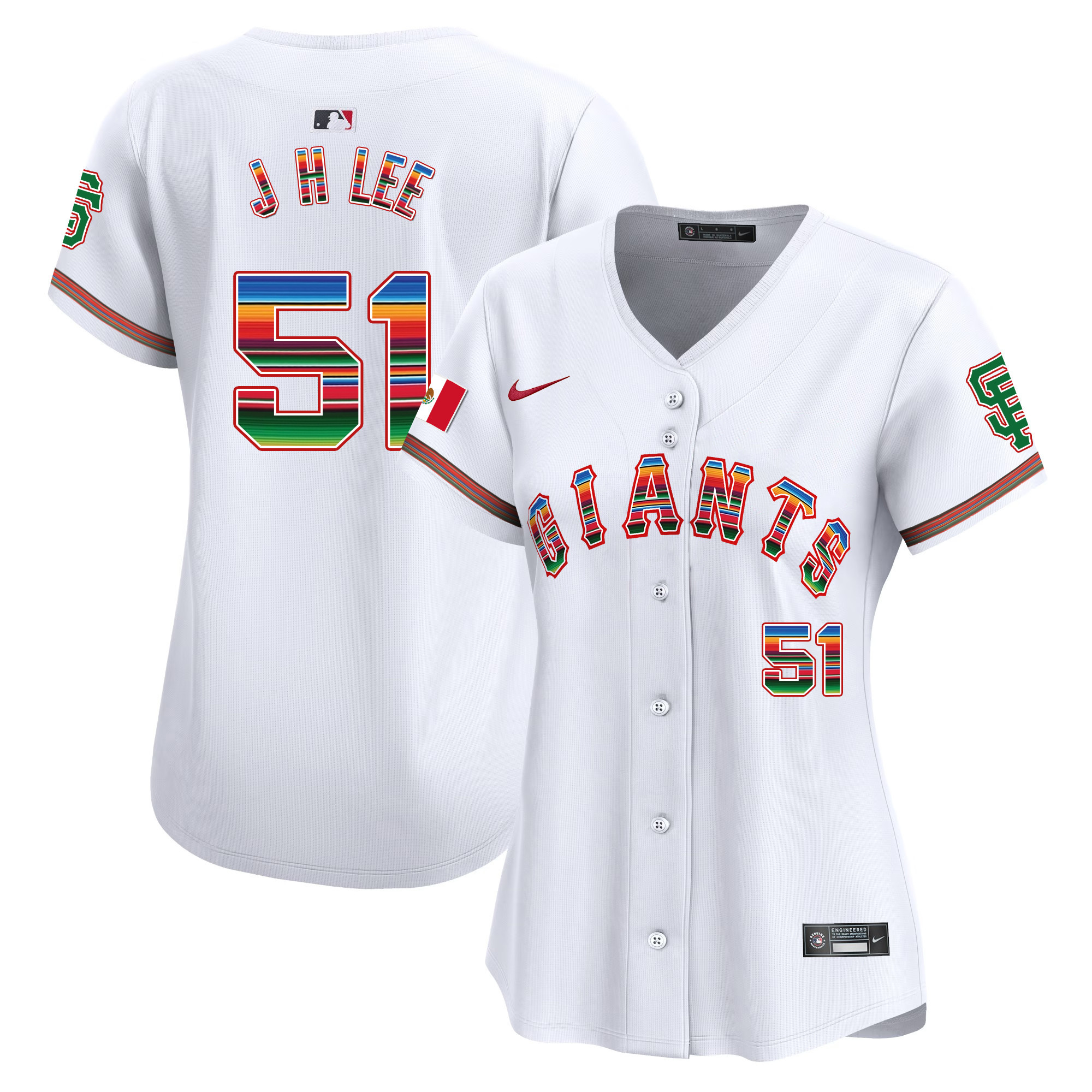 Women's San Francisco Giants Mexico Vapor Premier Limited Jersey - All Stitched