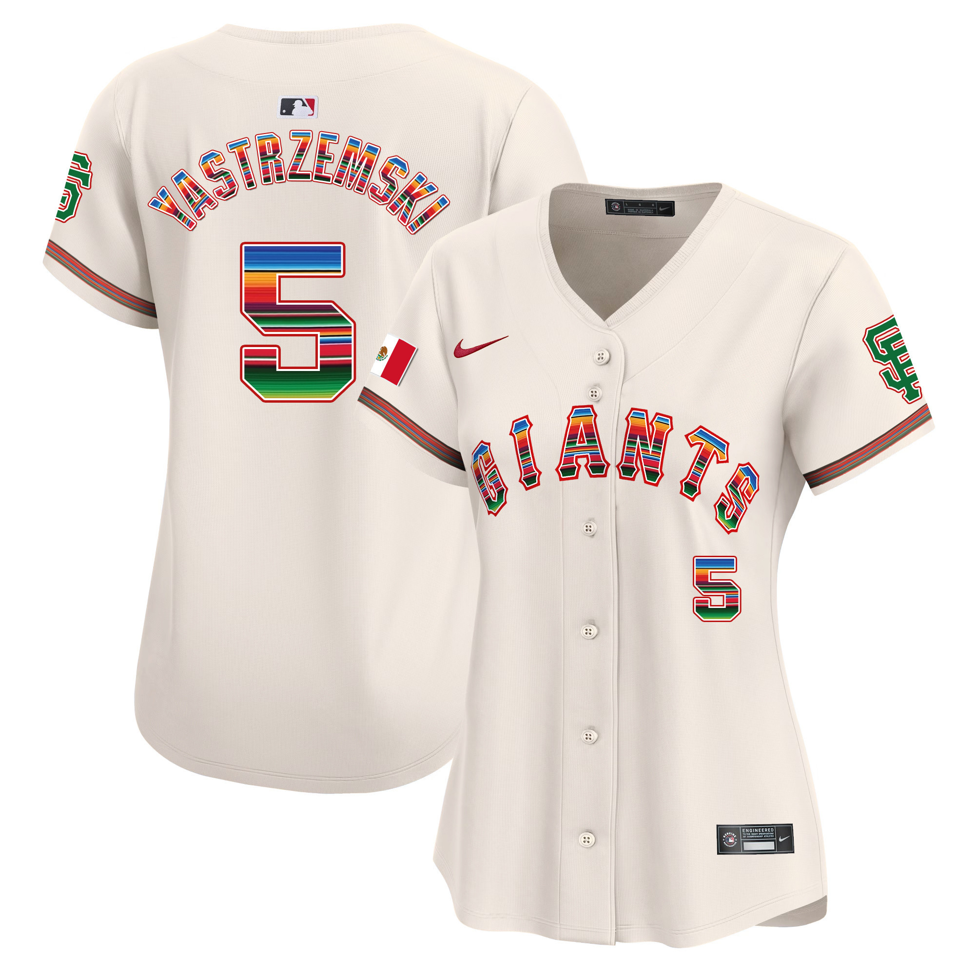 Women's San Francisco Giants Mexico Vapor Premier Limited Jersey - All Stitched