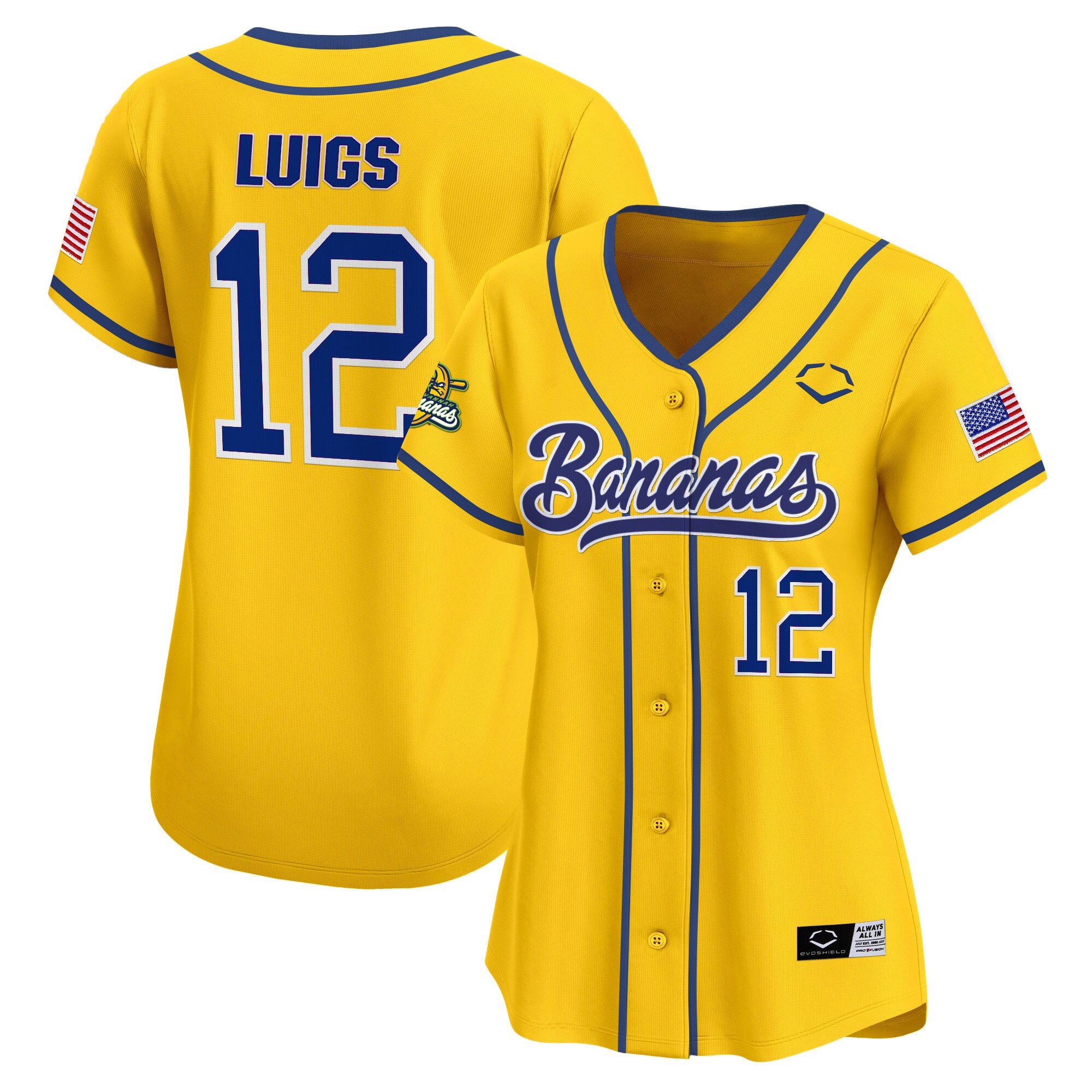 Women's Savannah Bananas Vapor Premier Limited Jersey - All stitched