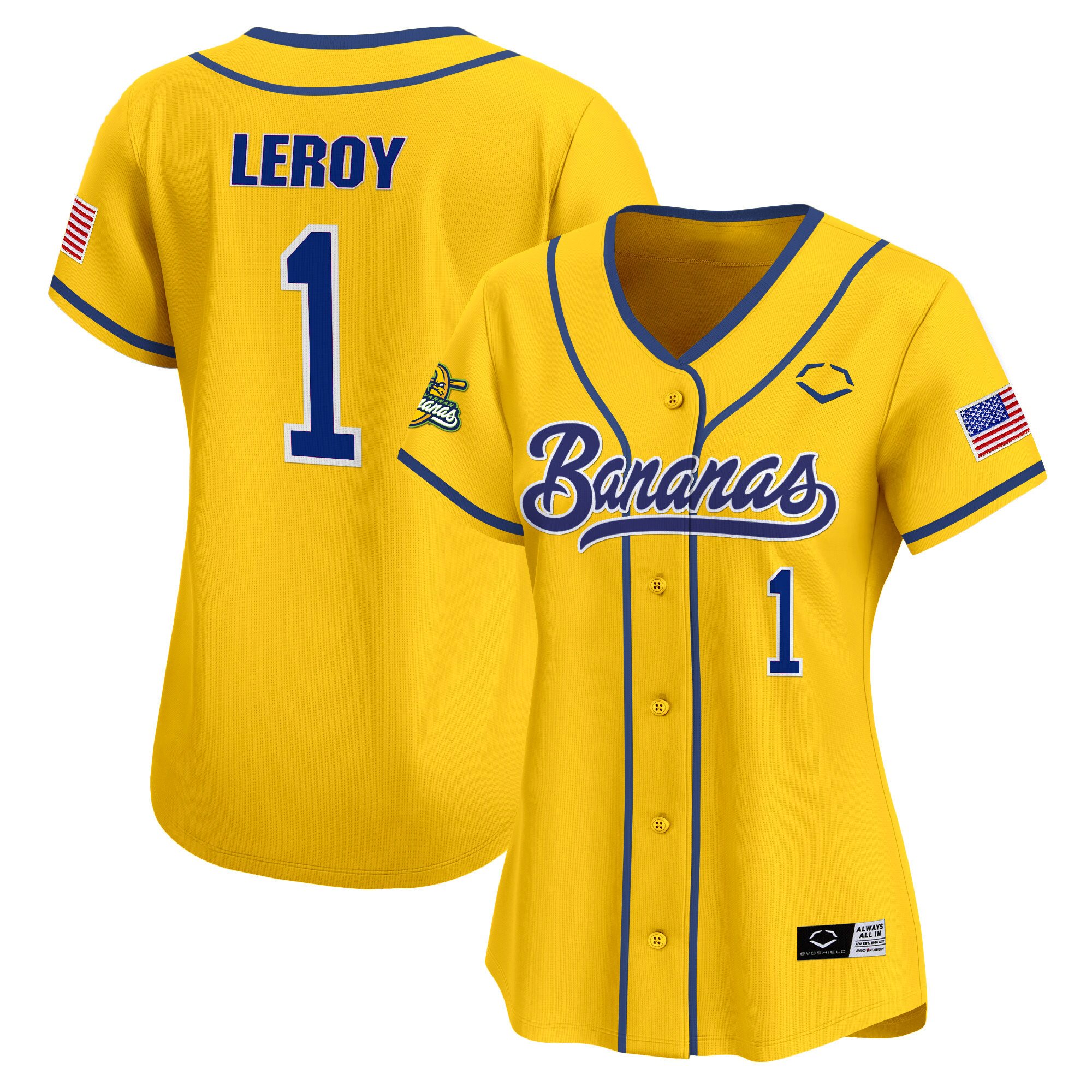 Women's Savannah Bananas Vapor Premier Limited Jersey - All stitched