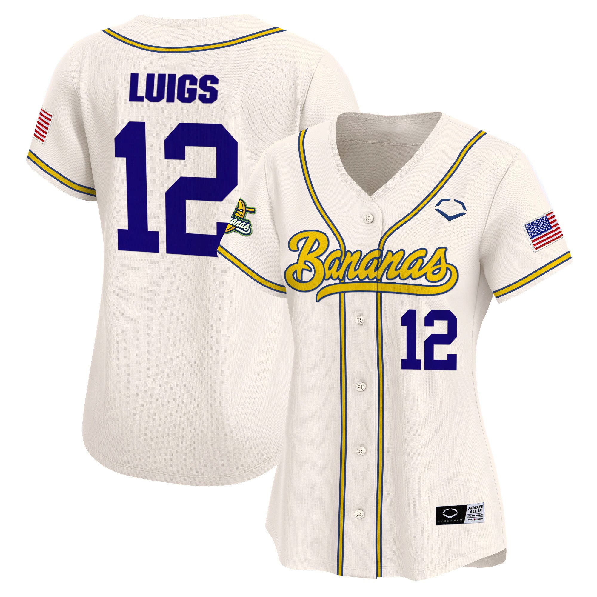 Women's Savannah Bananas Vapor Premier Limited Jersey - All stitched