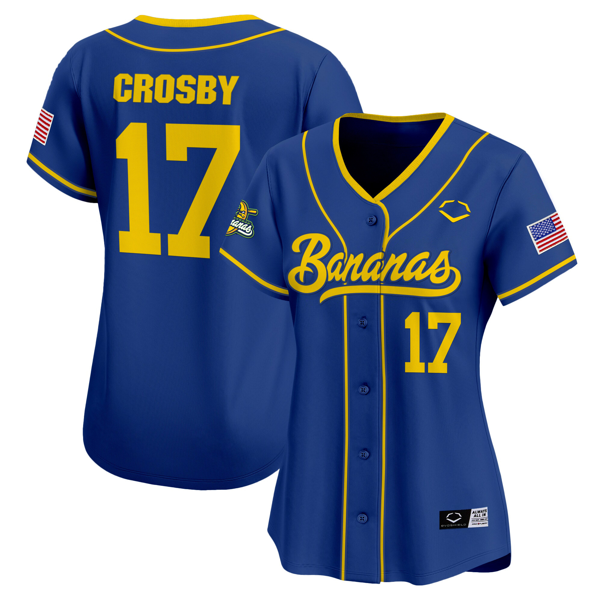 Women's Savannah Bananas Vapor Premier Limited Jersey - All stitched