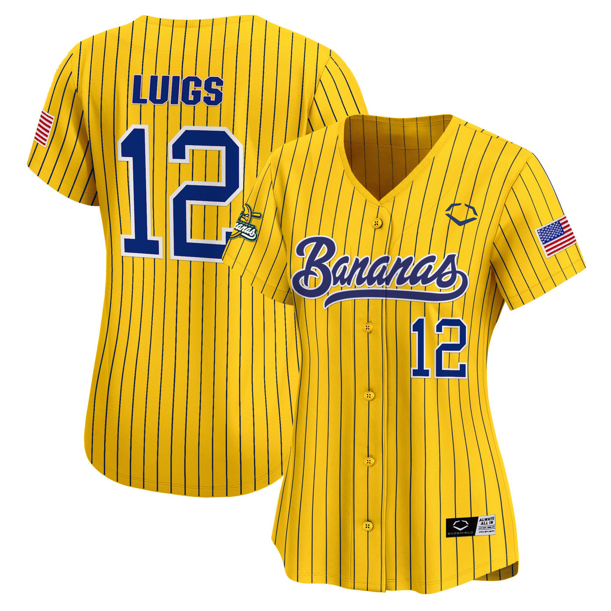 Women's Savannah Bananas Vapor Premier Limited Jersey - All stitched