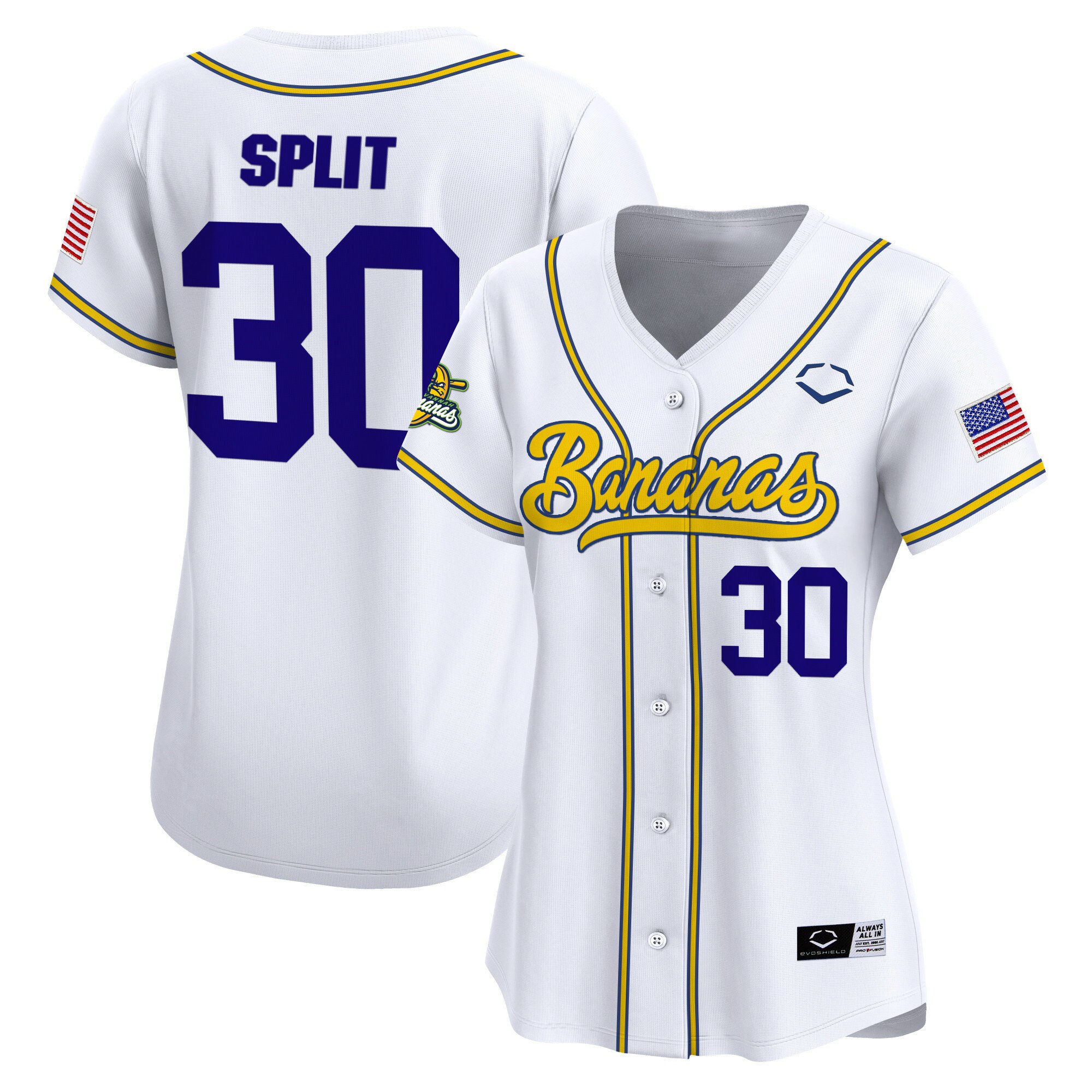 Women's Savannah Bananas Vapor Premier Limited Jersey - All stitched