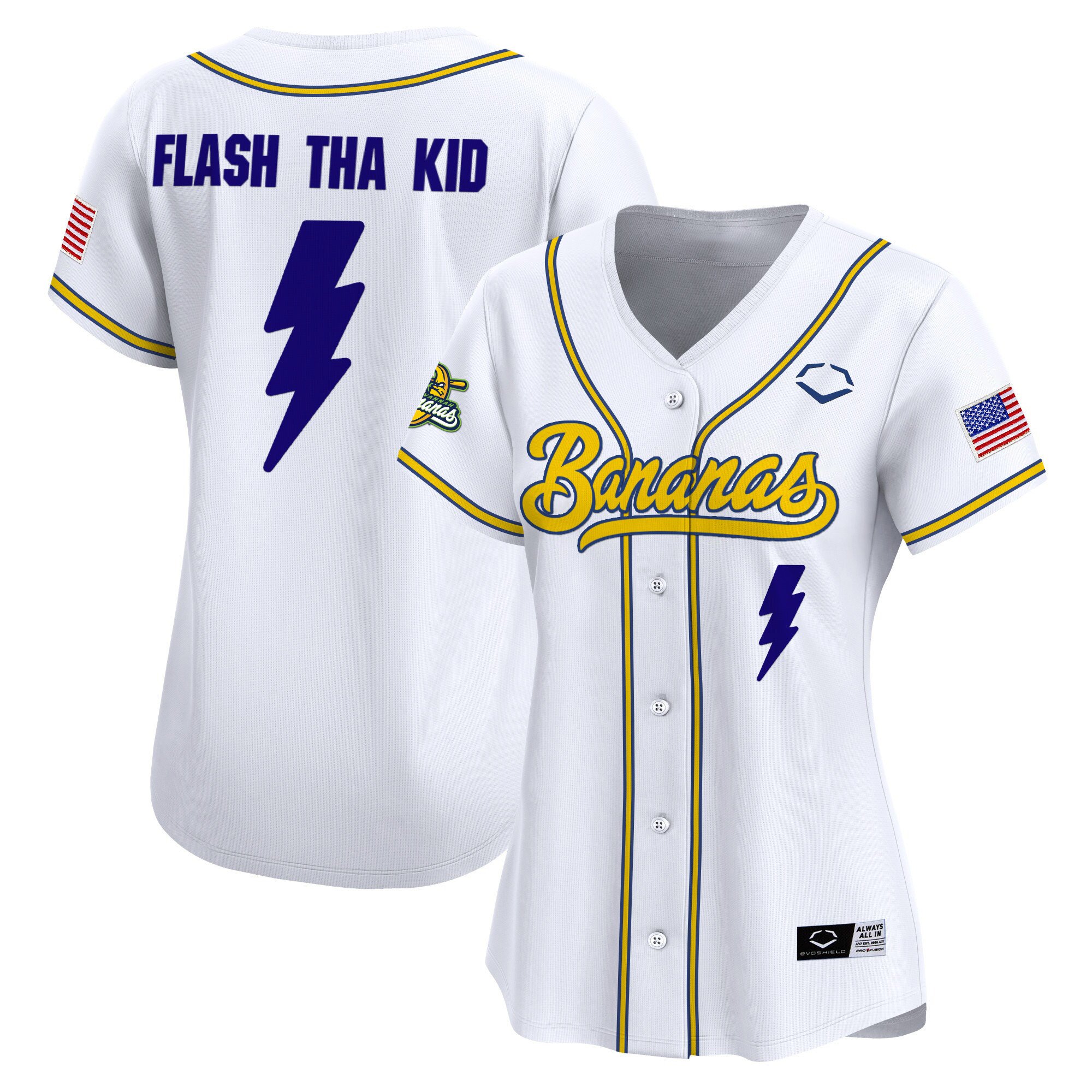 Women's Savannah Bananas Vapor Premier Limited Jersey - All stitched