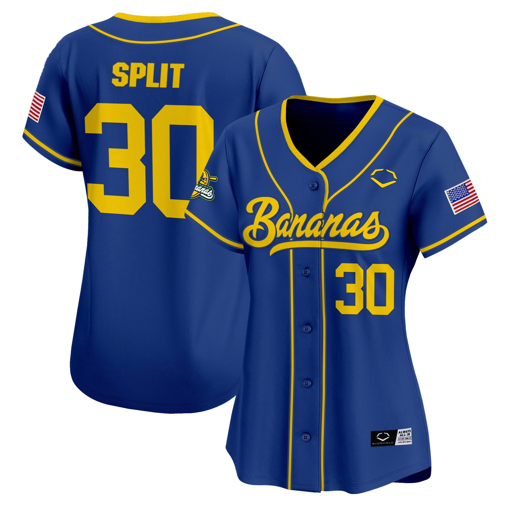 Women's Savannah Bananas Vapor Premier Limited Jersey - All stitched