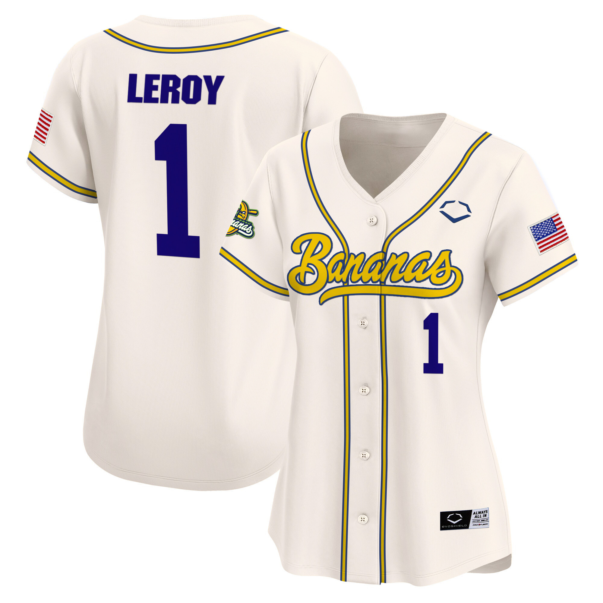 Women's Savannah Bananas Vapor Premier Limited Jersey - All stitched