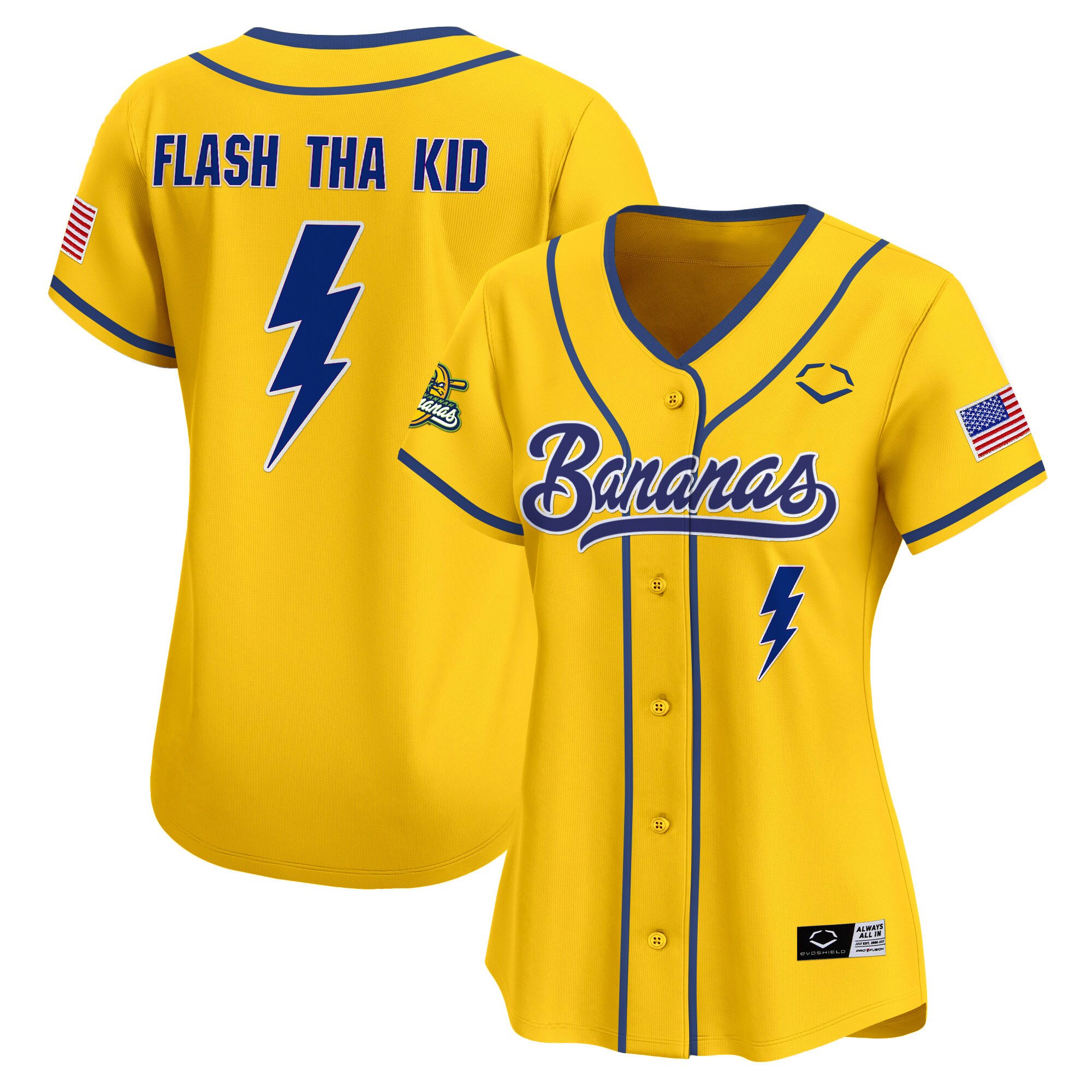 Women's Savannah Bananas Vapor Premier Limited Jersey - All stitched