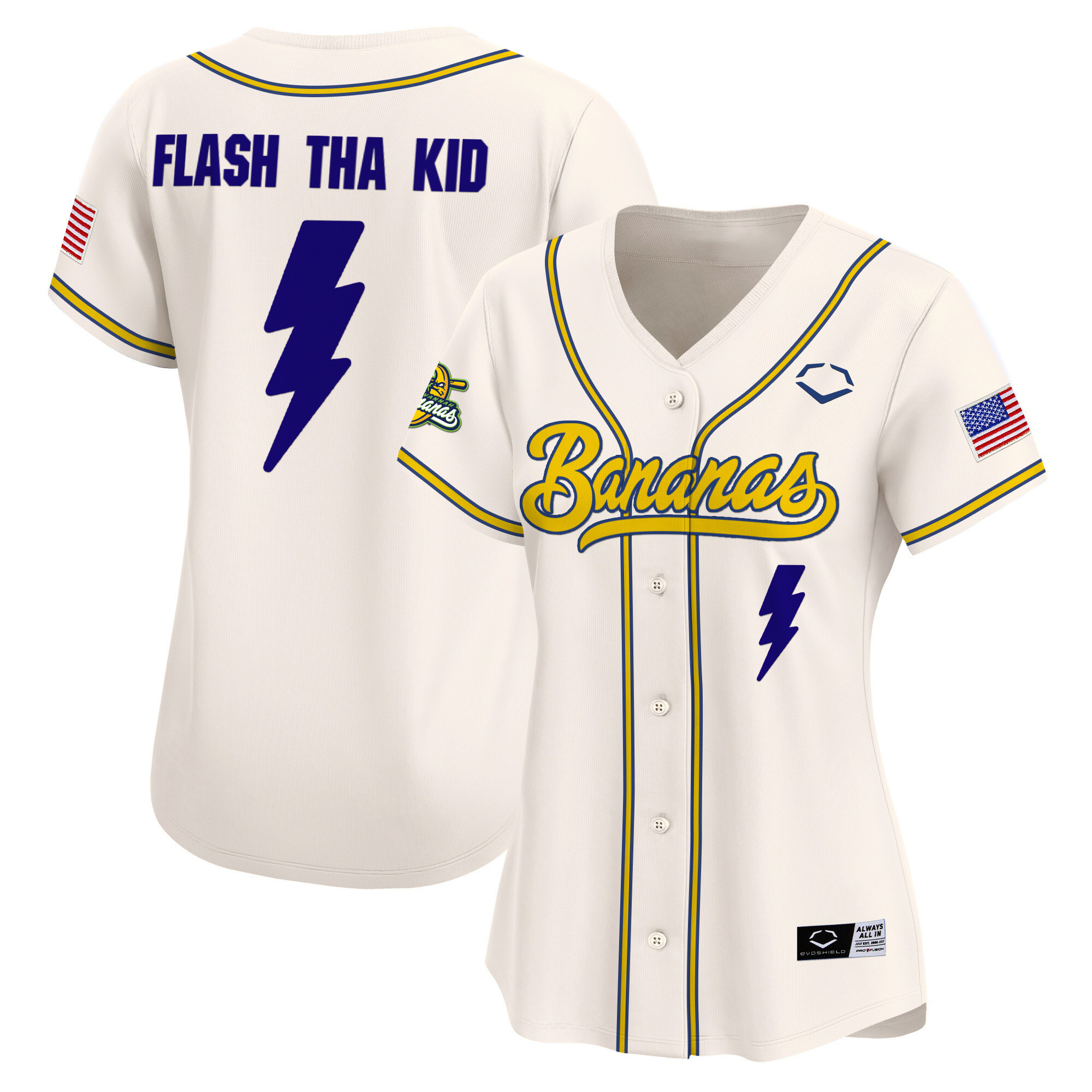 Women's Savannah Bananas Vapor Premier Limited Jersey - All stitched