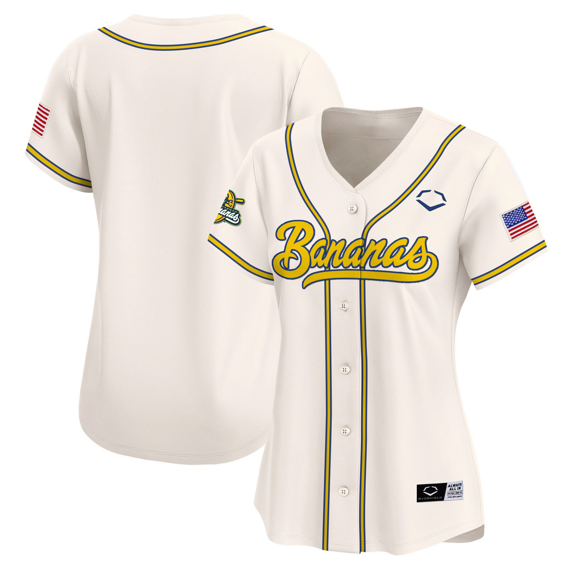 Women's Savannah Bananas Vapor Premier Limited Jersey - All stitched