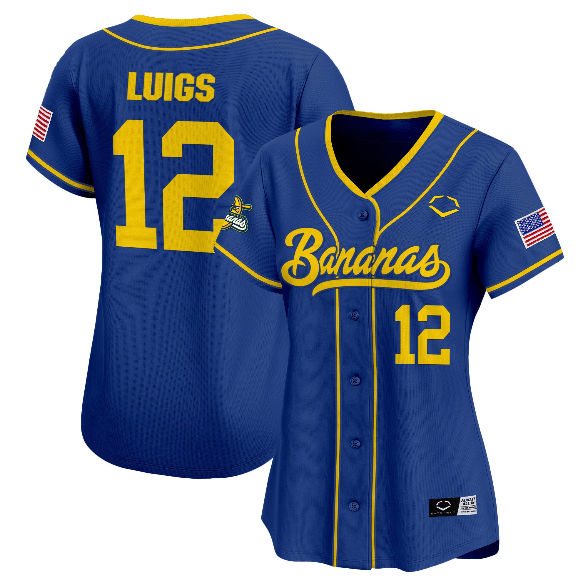 Women's Savannah Bananas Vapor Premier Limited Jersey - All stitched