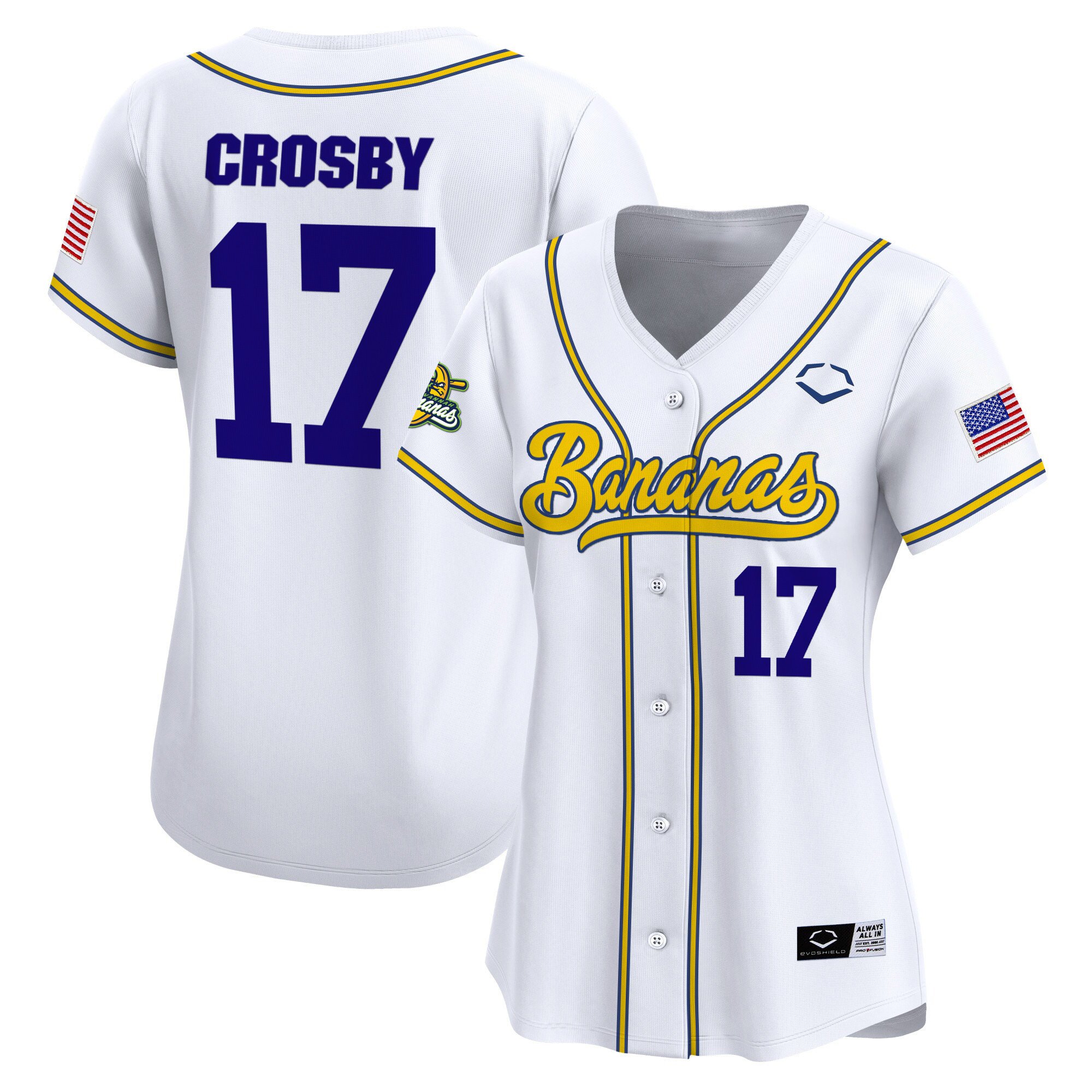 Women's Savannah Bananas Vapor Premier Limited Jersey - All stitched