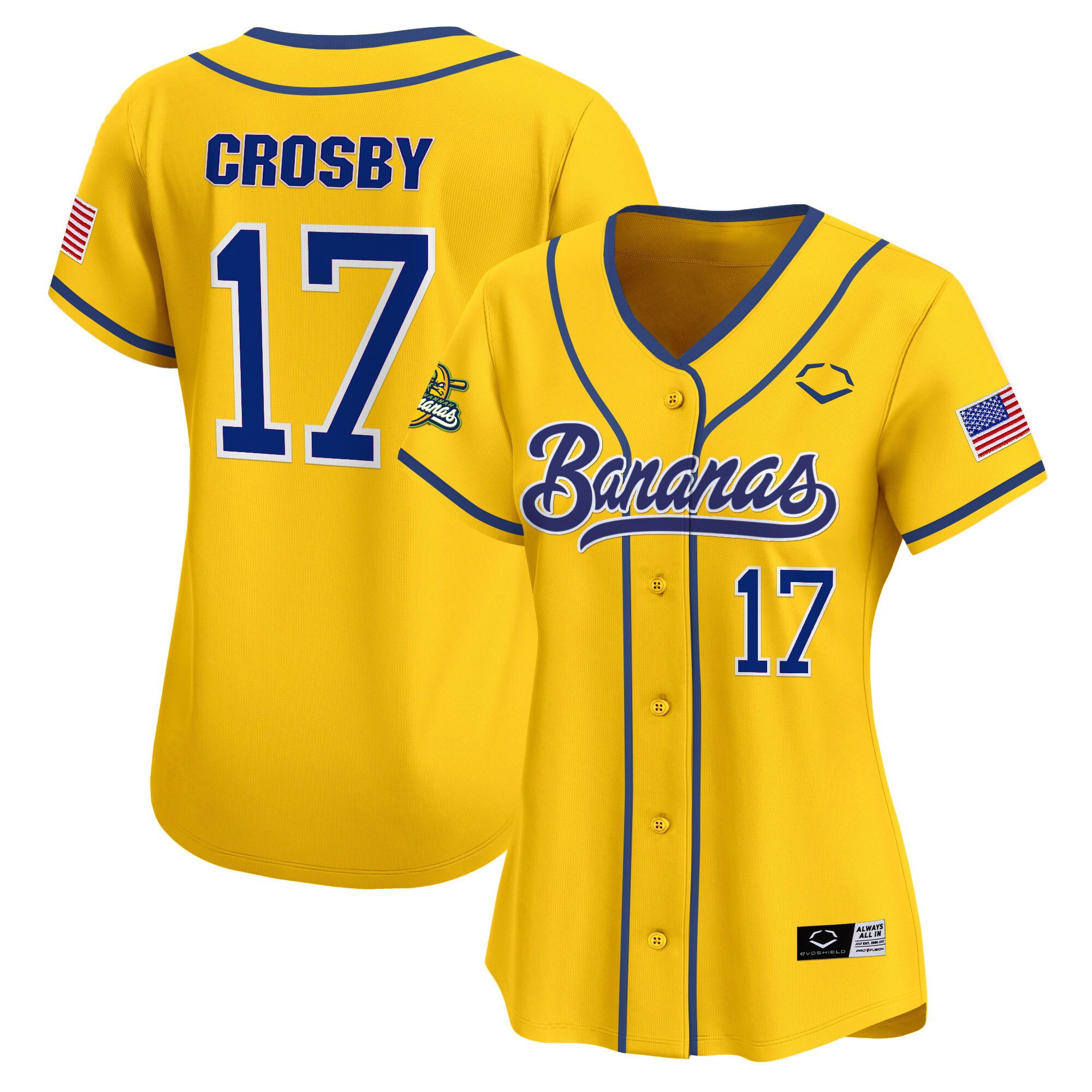 Women's Savannah Bananas Vapor Premier Limited Jersey - All stitched