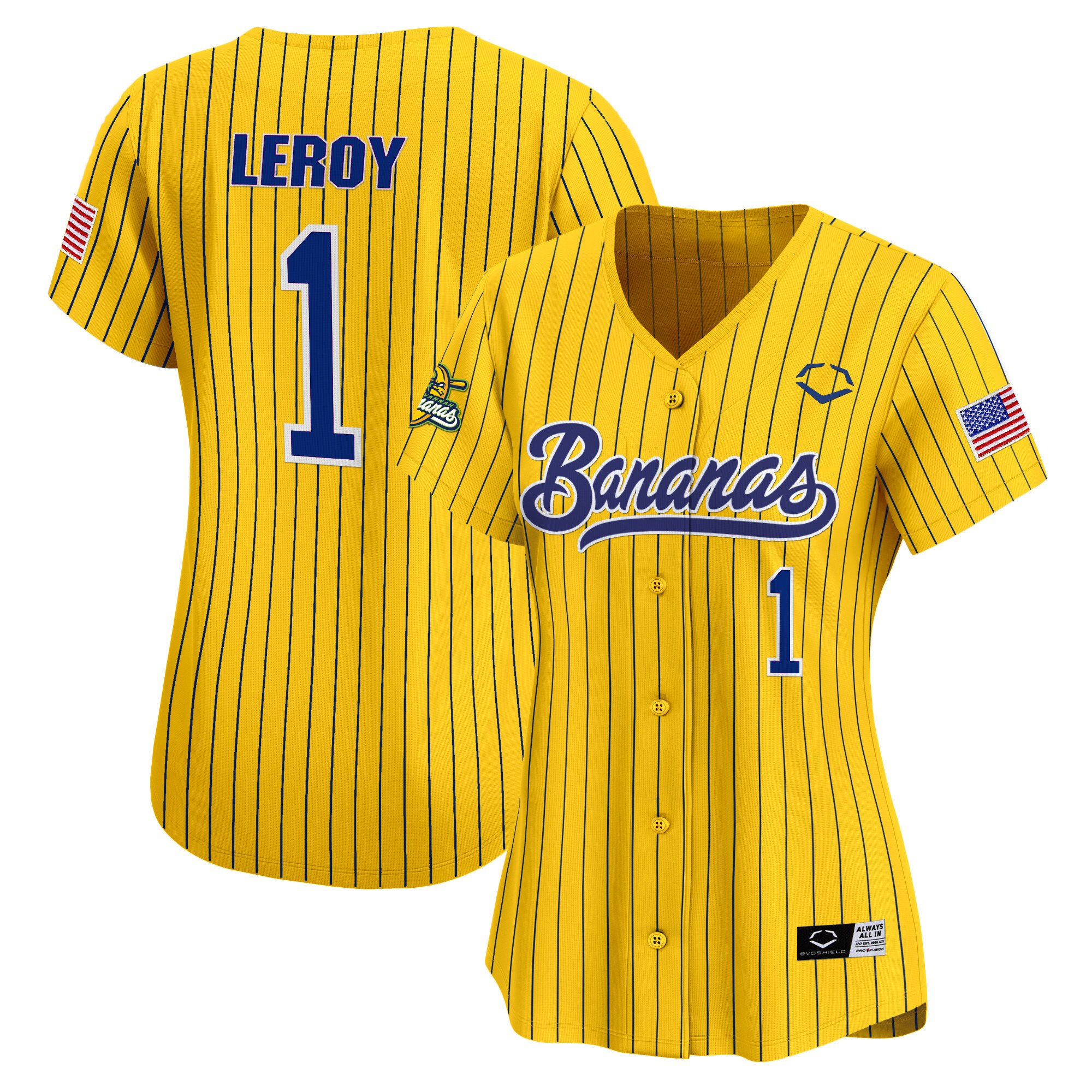 Women's Savannah Bananas Vapor Premier Limited Jersey - All stitched