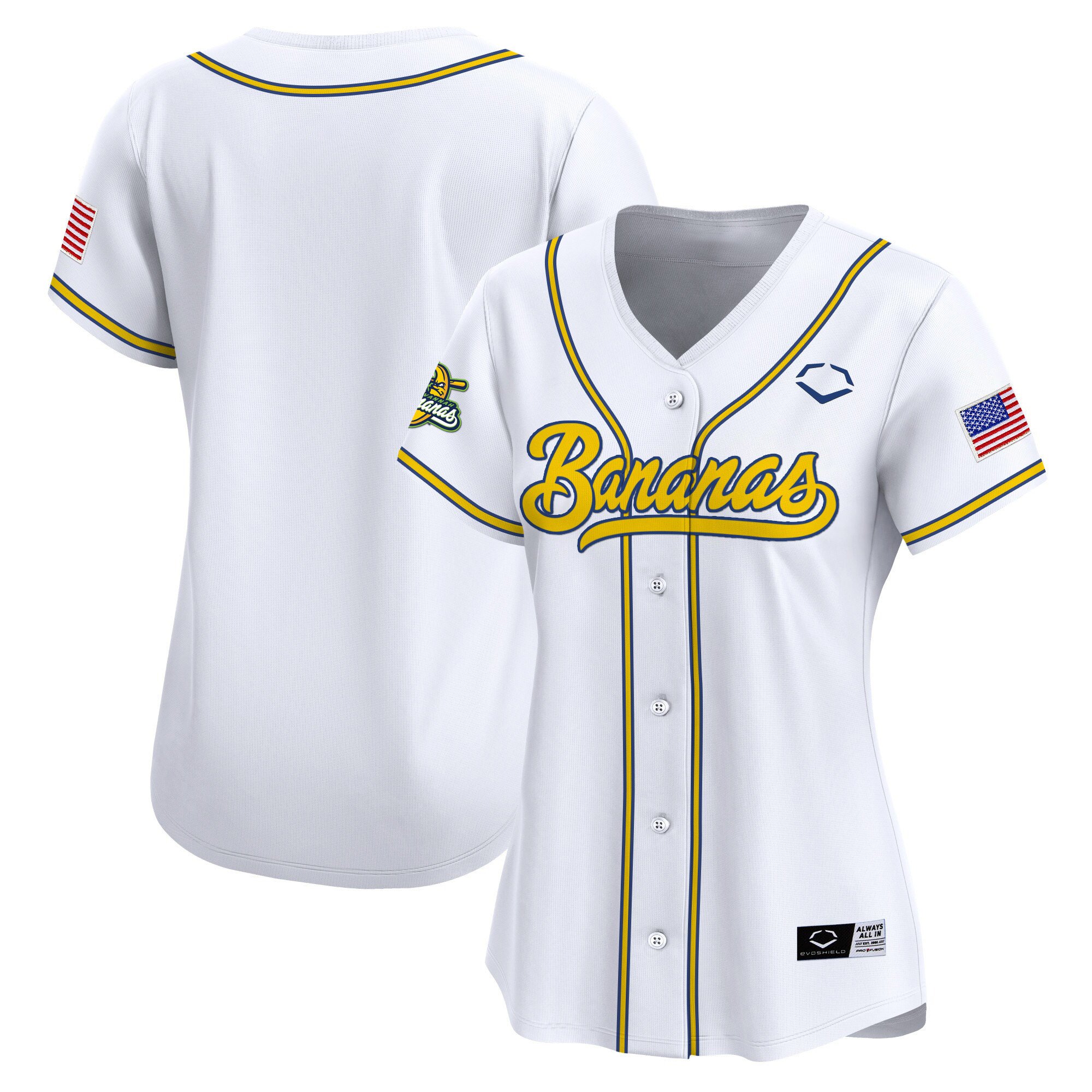 Women's Savannah Bananas Vapor Premier Limited Jersey - All stitched