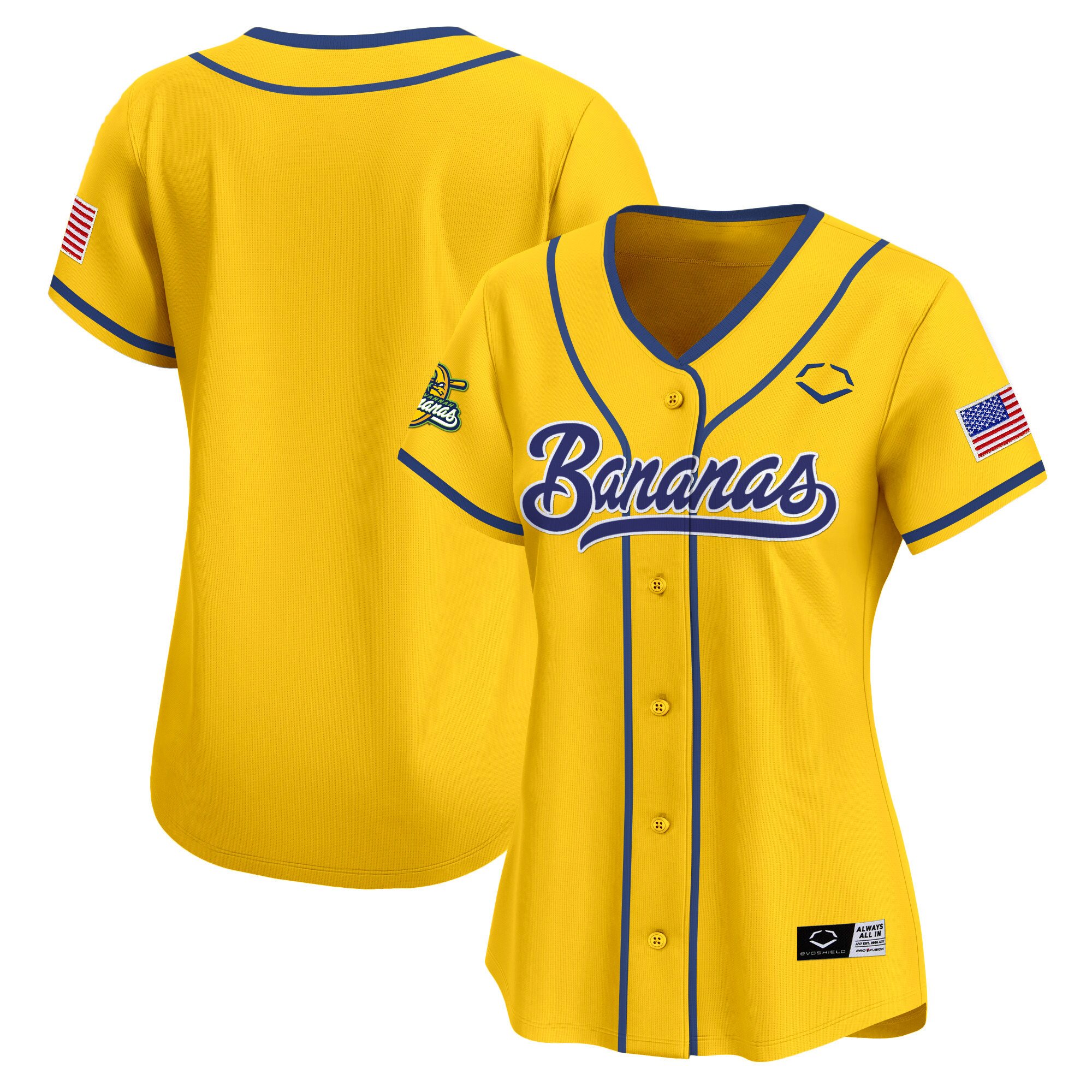 Women's Savannah Bananas Vapor Premier Limited Jersey - All stitched