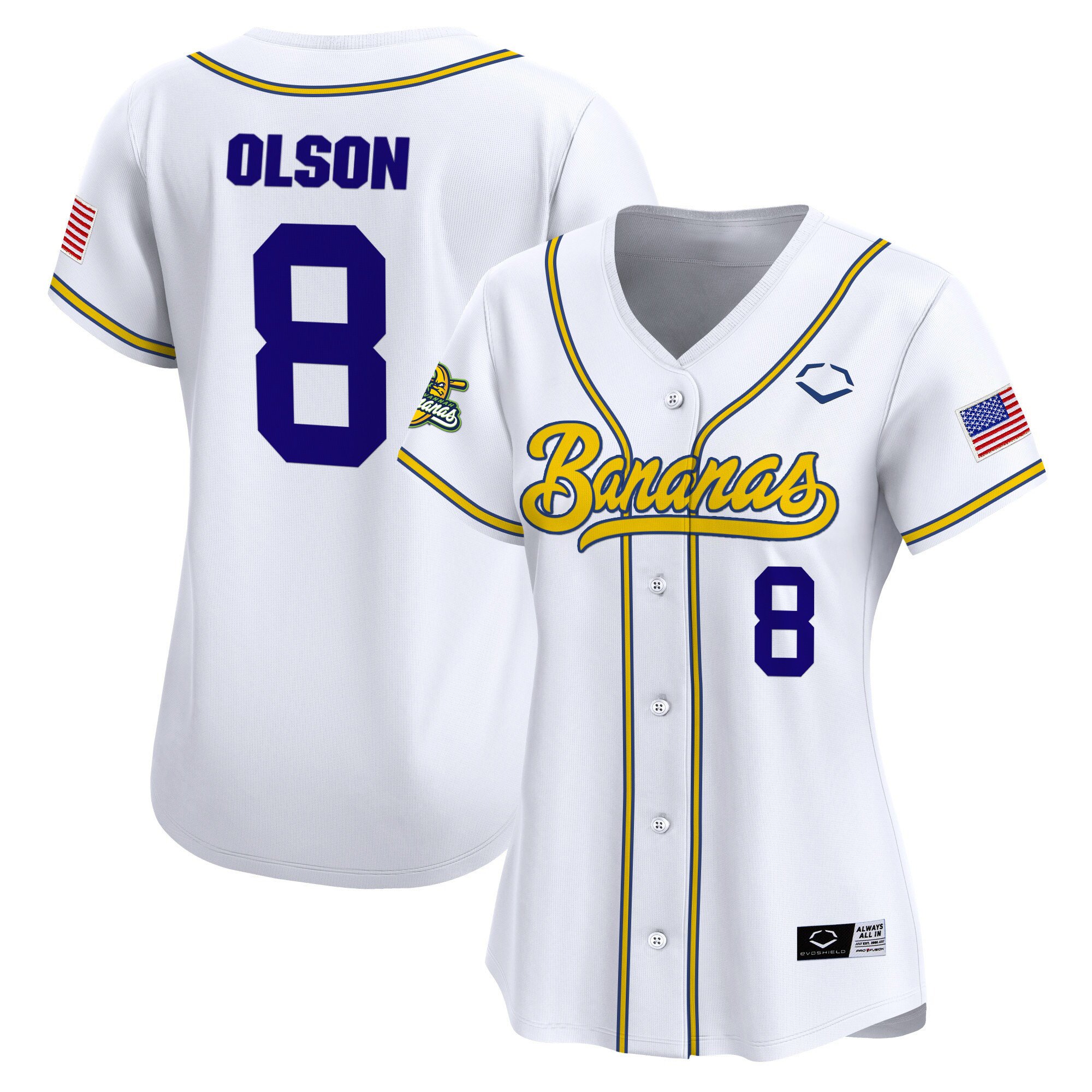 Women's Savannah Bananas Vapor Premier Limited Jersey - All stitched