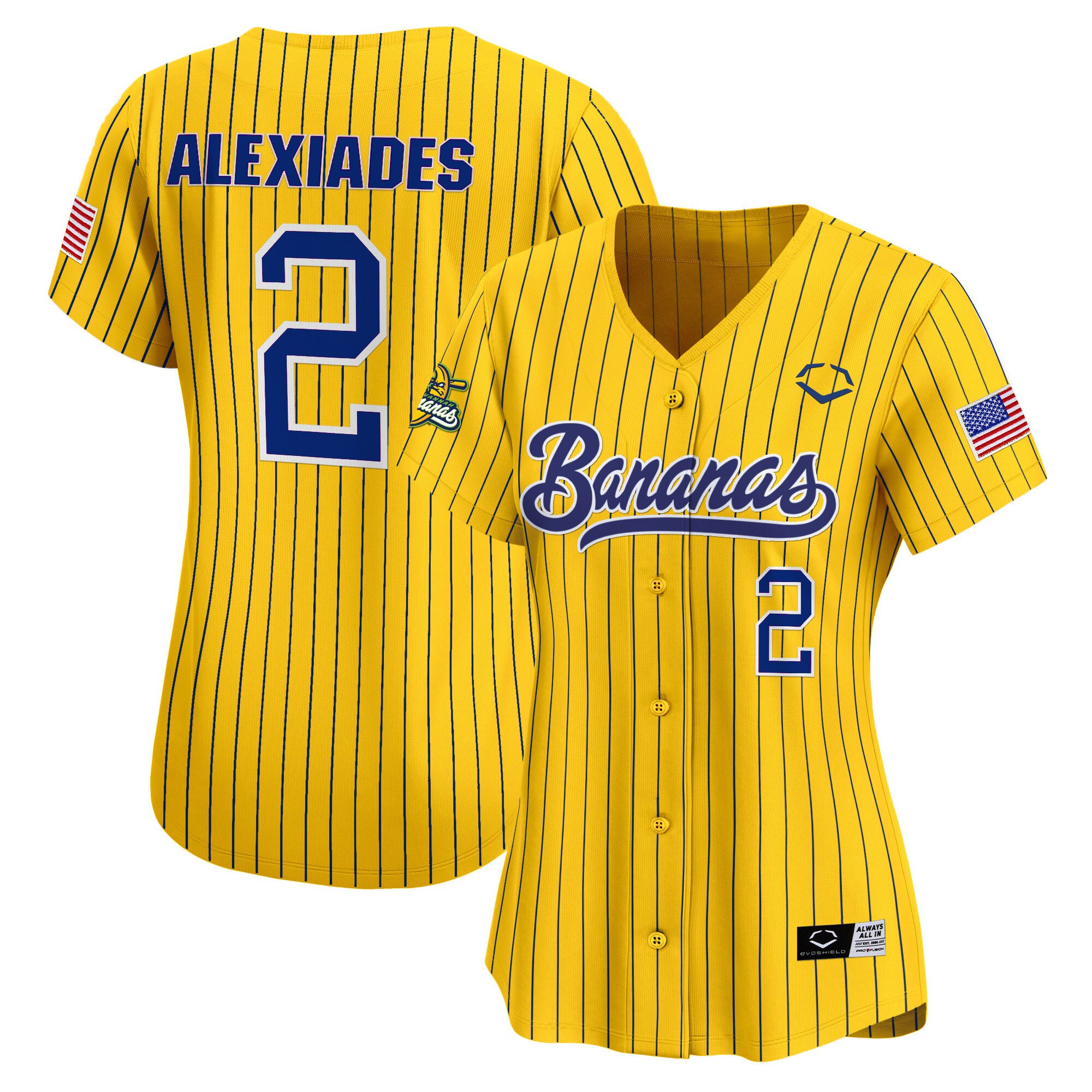Women's Savannah Bananas Vapor Premier Limited Jersey - All stitched
