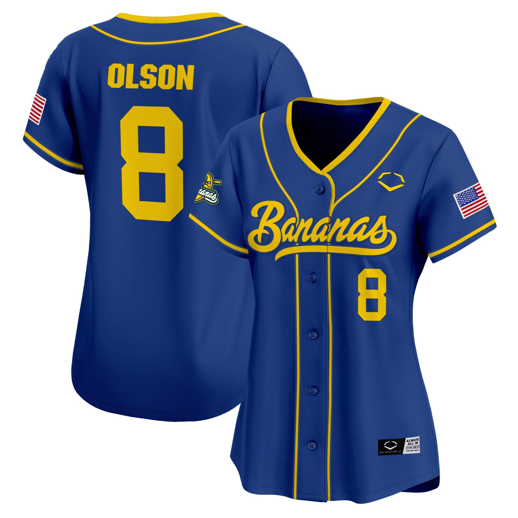 Women's Savannah Bananas Vapor Premier Limited Jersey - All stitched