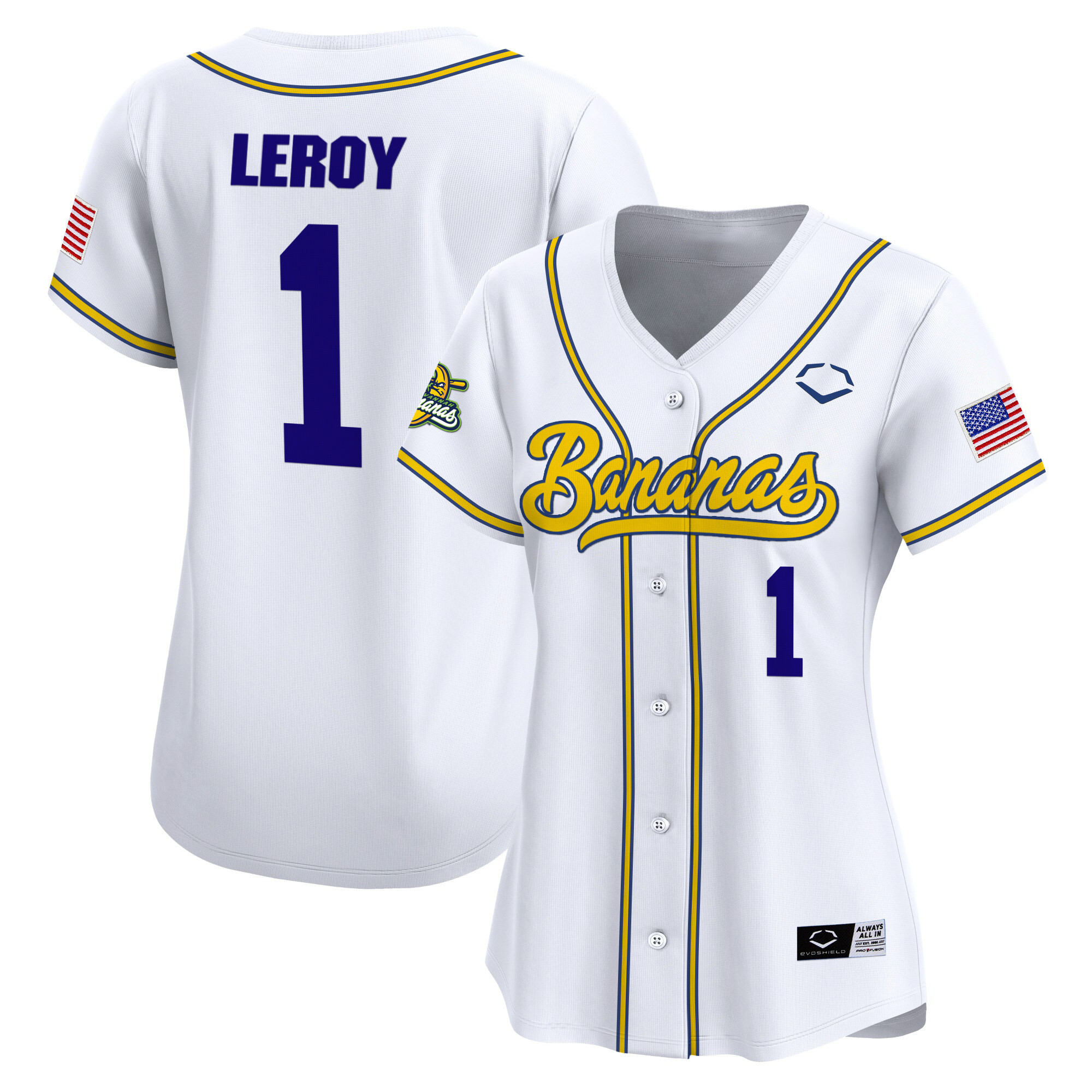 Women's Savannah Bananas Vapor Premier Limited Jersey - All stitched