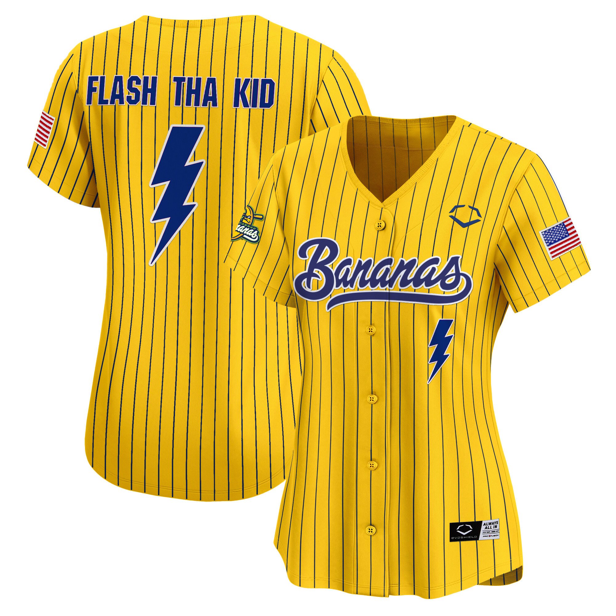 Women's Savannah Bananas Vapor Premier Limited Jersey - All stitched