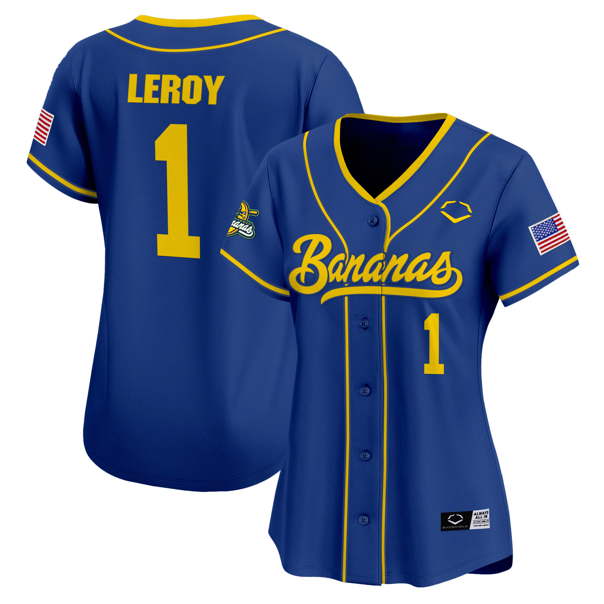 Women's Savannah Bananas Vapor Premier Limited Jersey - All stitched