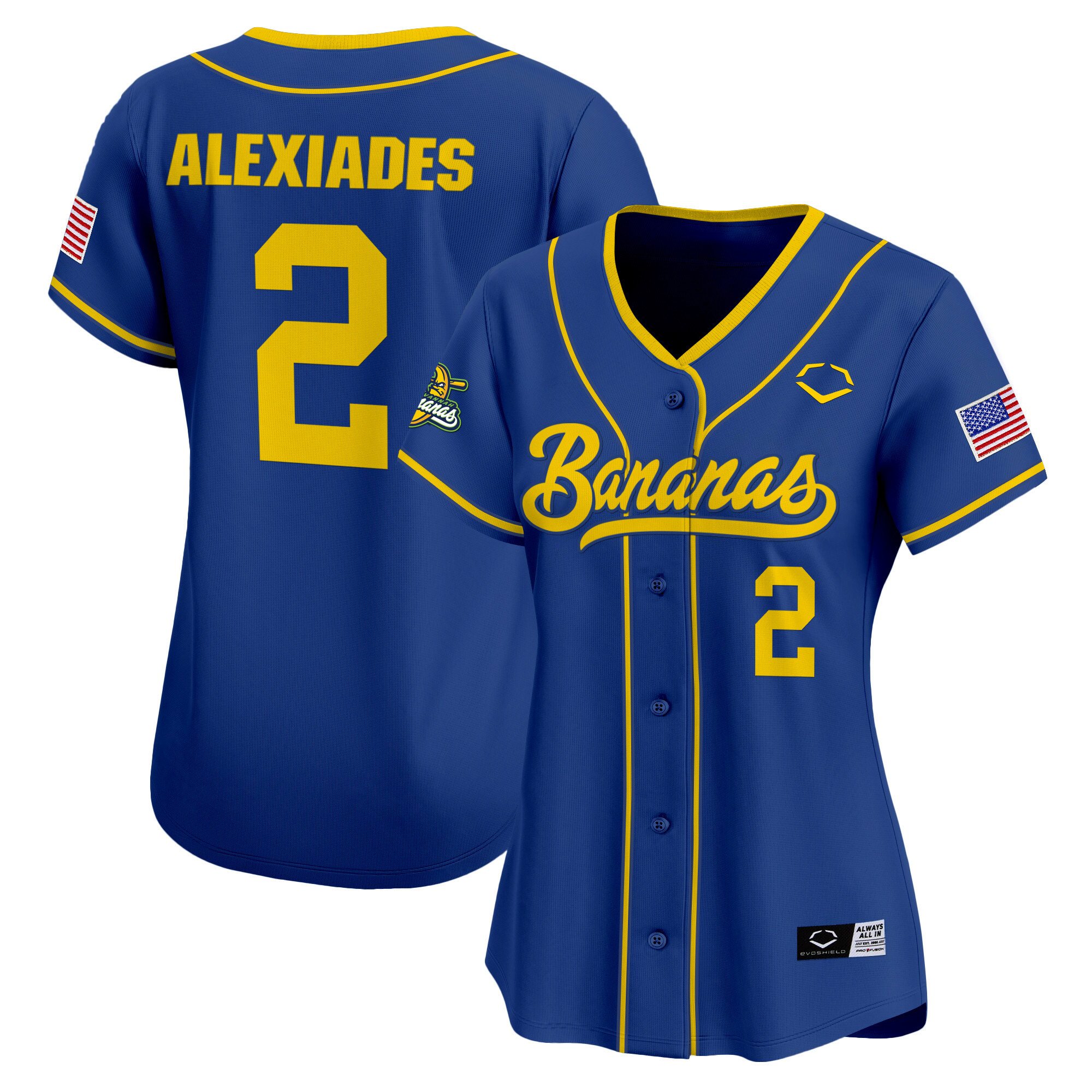 Women's Savannah Bananas Vapor Premier Limited Jersey - All stitched