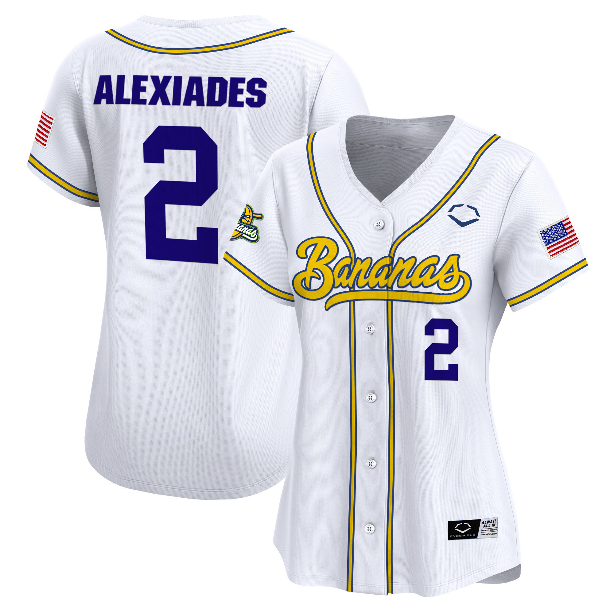 Women's Savannah Bananas Vapor Premier Limited Jersey - All stitched