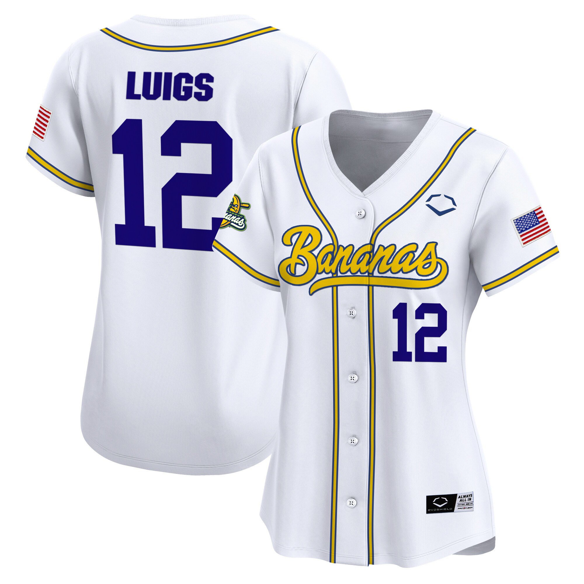 Women's Savannah Bananas Vapor Premier Limited Jersey - All stitched