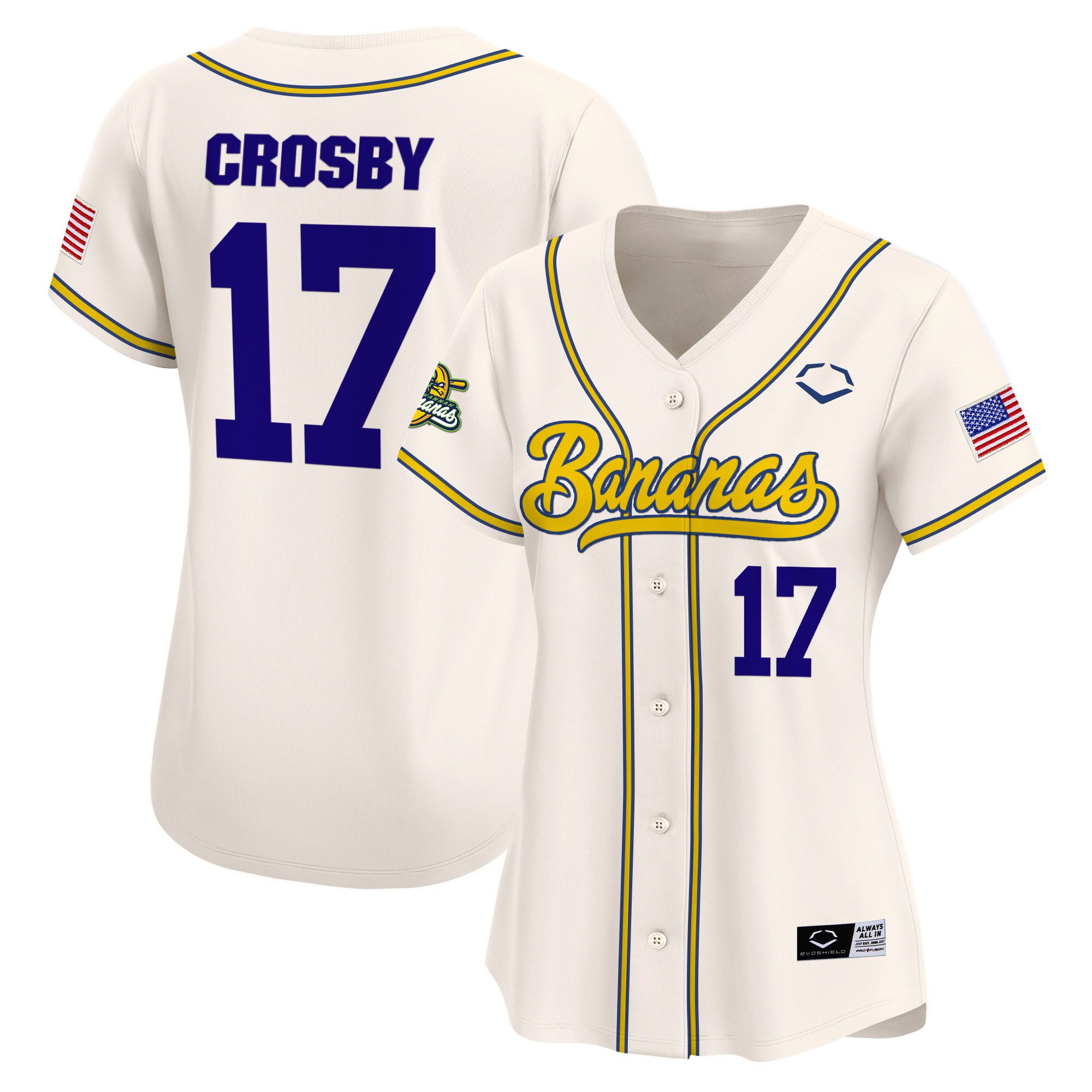 Women's Savannah Bananas Vapor Premier Limited Jersey - All stitched