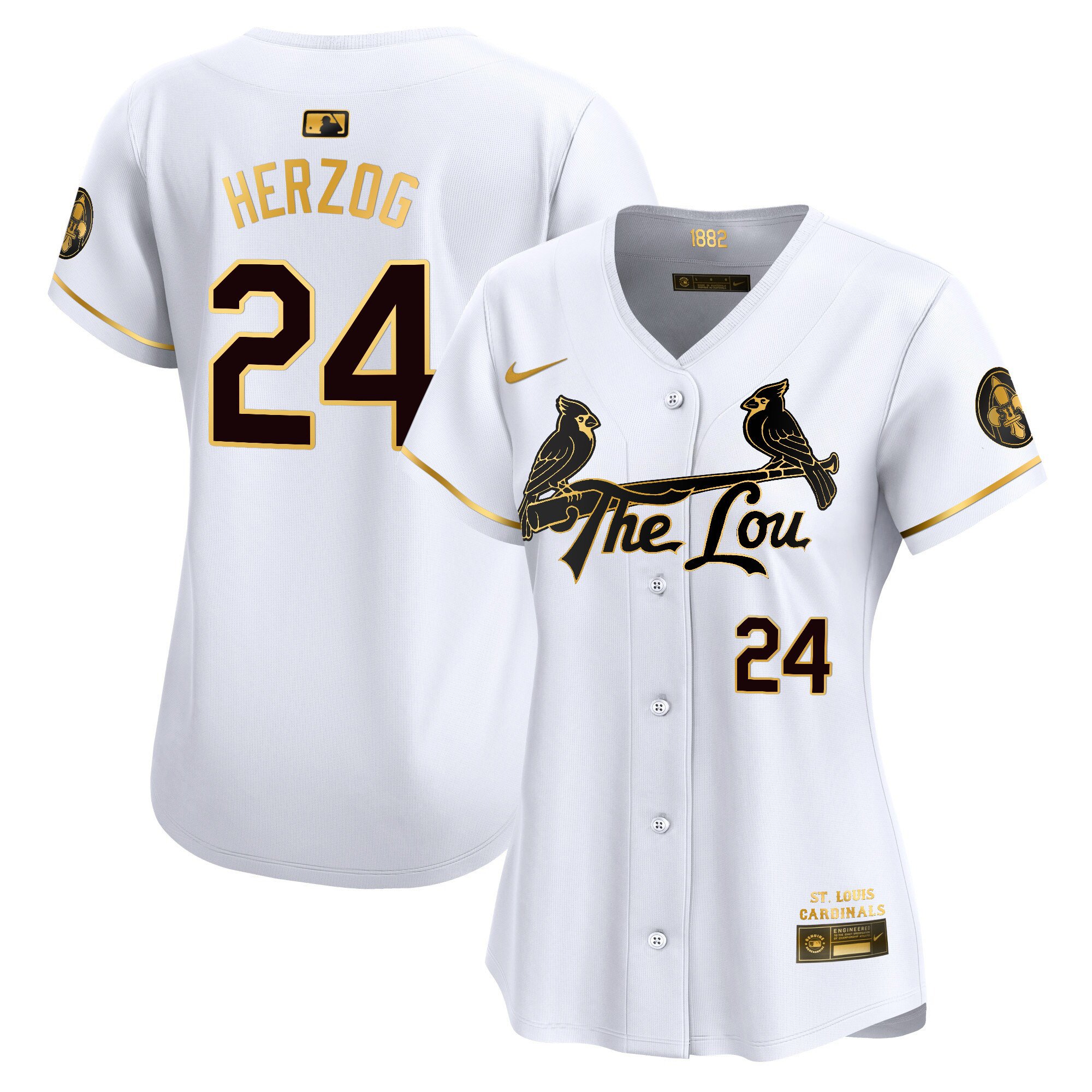 Women's St. Louis Cardinals 2024 City Connect Vapor Premier Limited Jersey - All Stitched