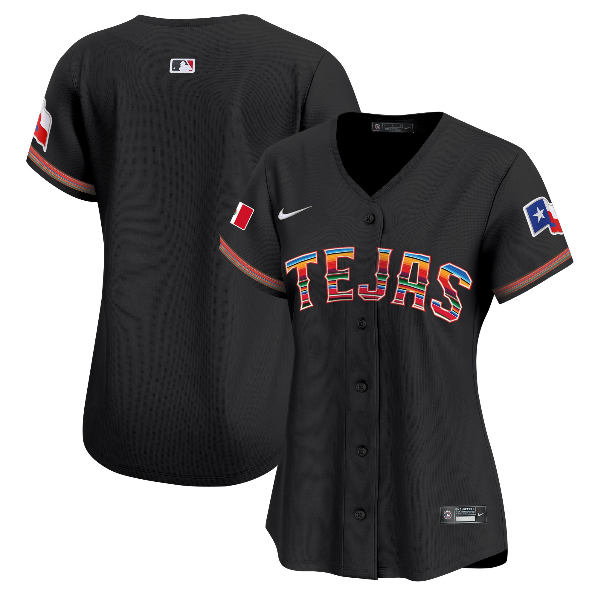 Women's Texas Rangers Mexico Vapor Premier Limited Jersey - All Stitched