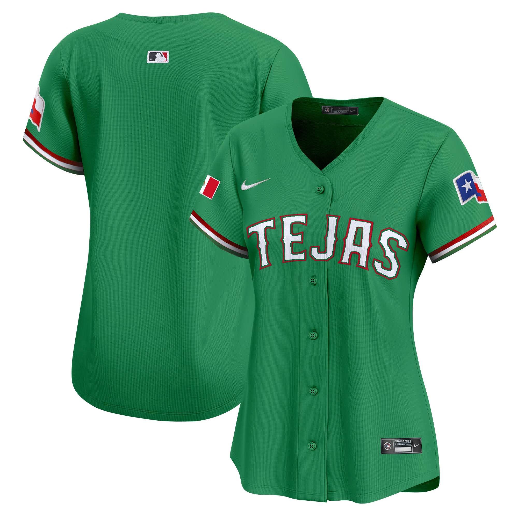 Women's Texas Rangers Mexico Vapor Premier Limited Jersey - All Stitched