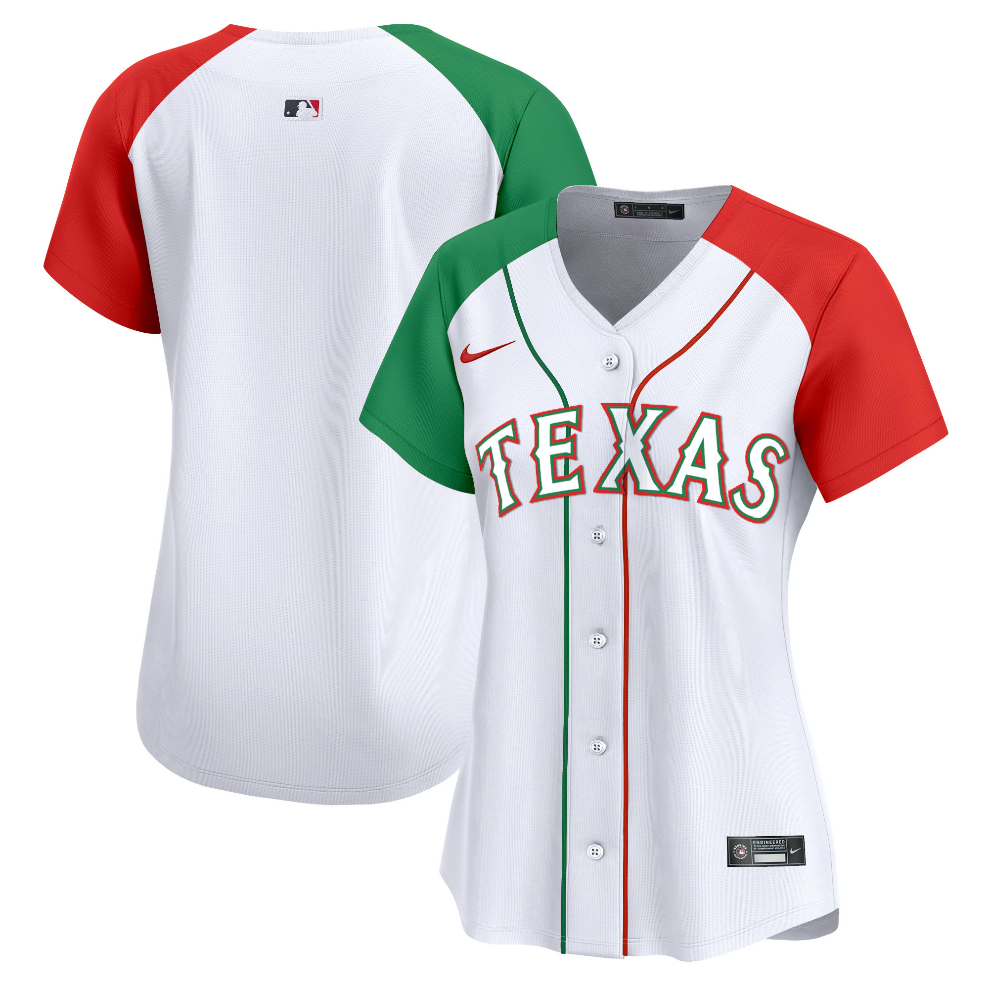 Women's Texas Rangers Mexico Vapor Premier Limited Jersey - All Stitched