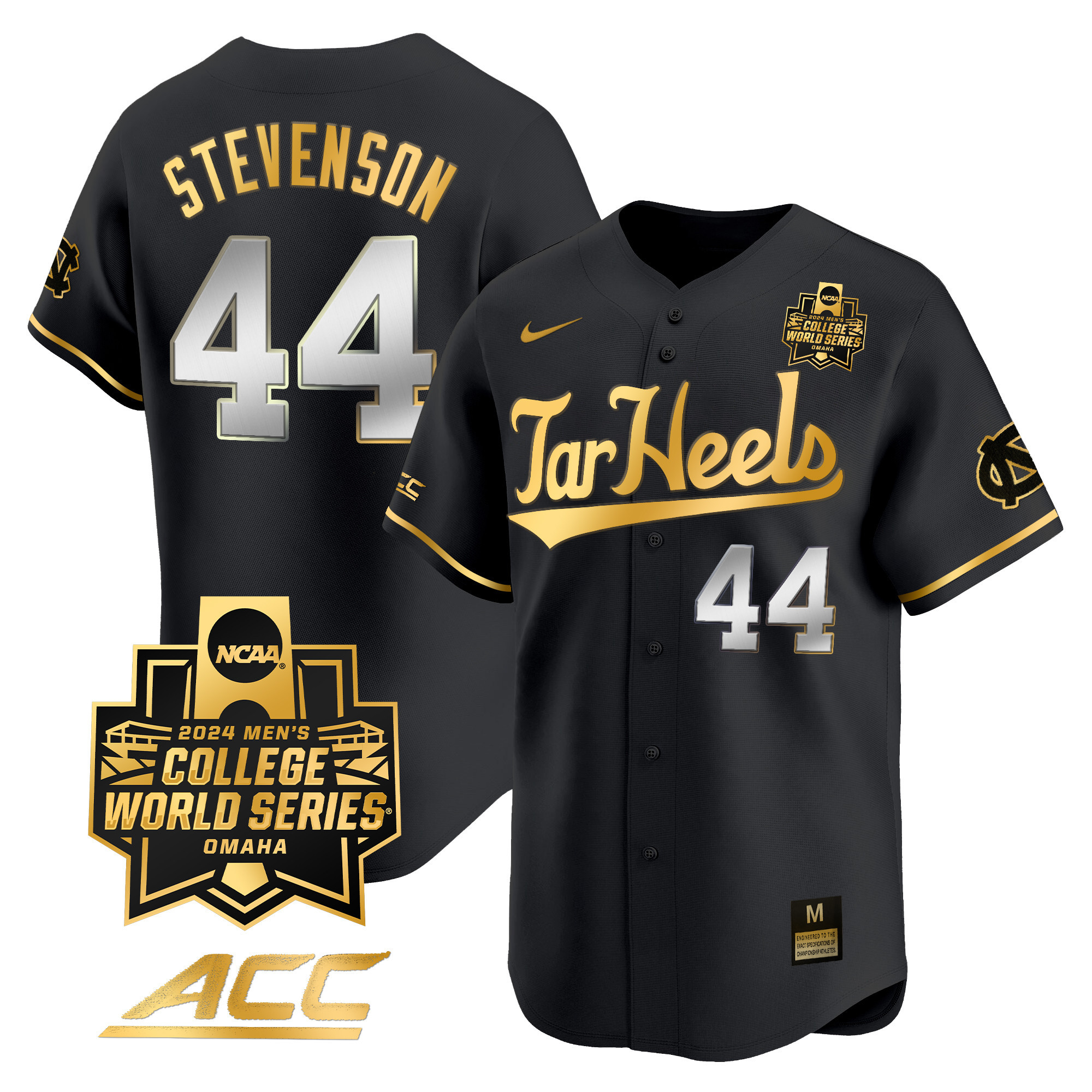Youth's North Carolina Tar Heels 2024 College World Series Vapor Premier Limited Jersey - All Stitched