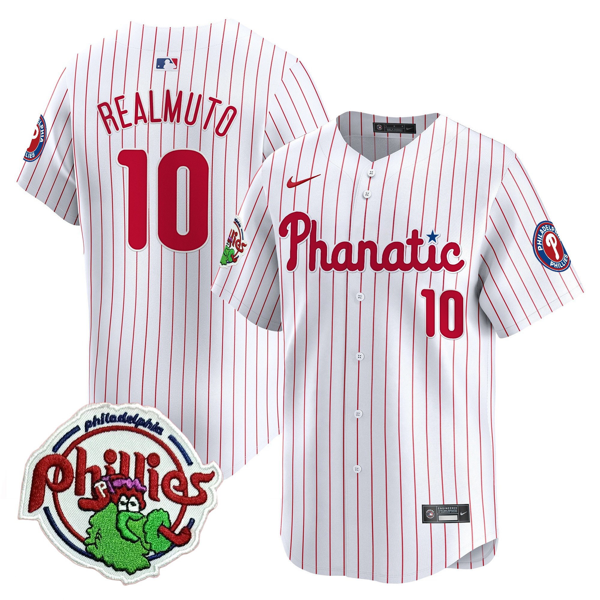 Youth's Phillies Phanatic Patch Vapor Premier Limited Jersey - All Stitched