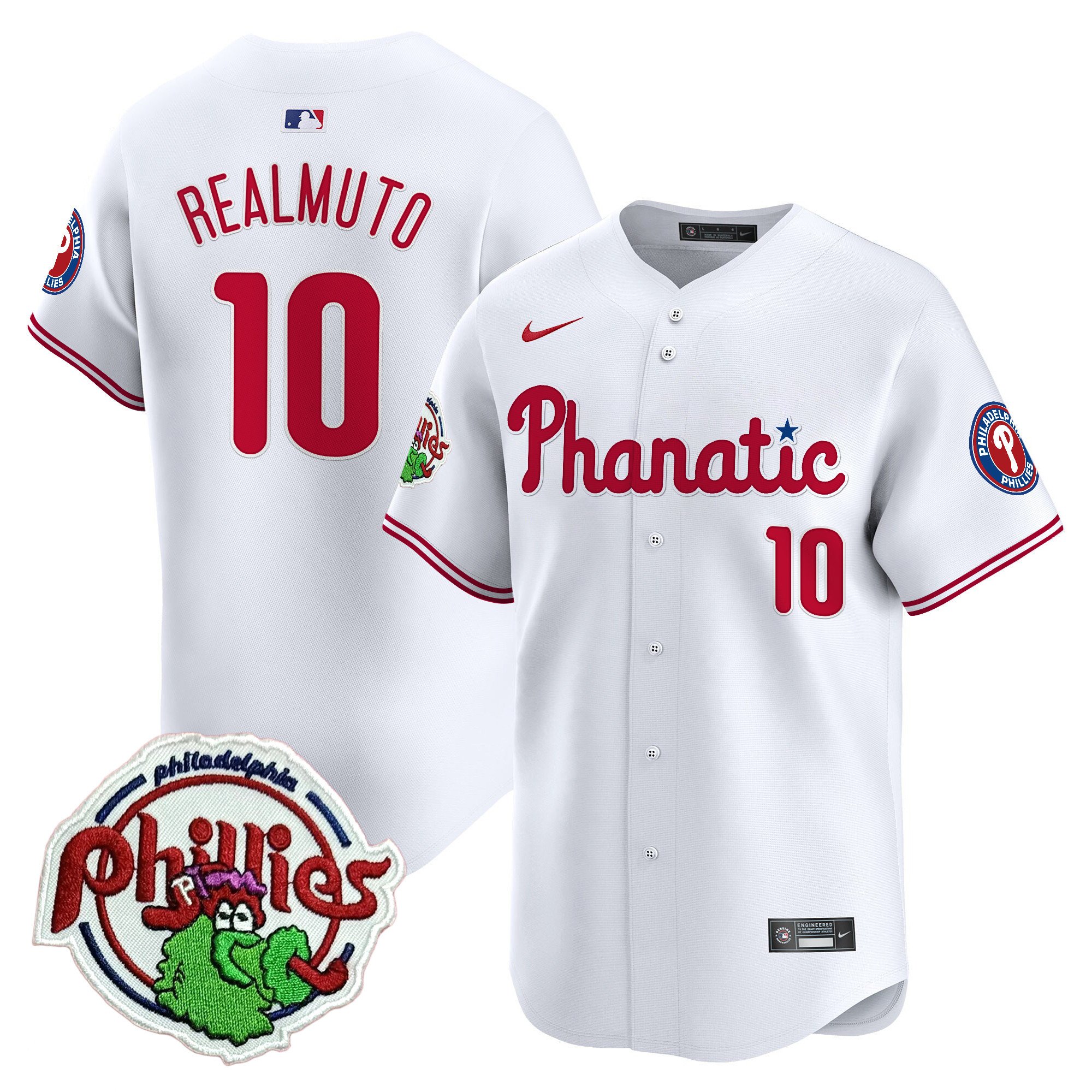Youth's Phillies Phanatic Patch Vapor Premier Limited Jersey - All Stitched