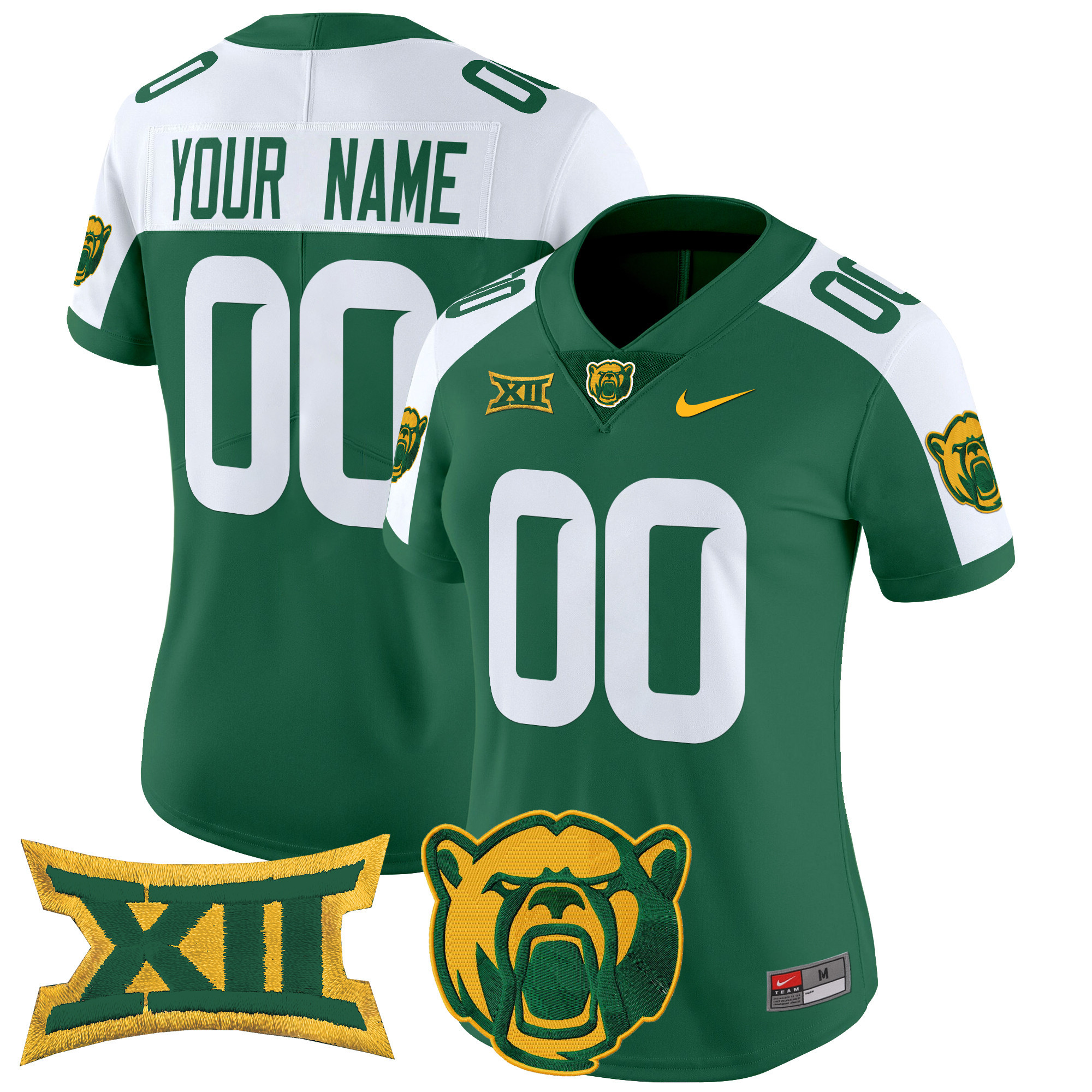 Baylor Bears 2024 Vapor Limited Custom Jersey - All Stitched