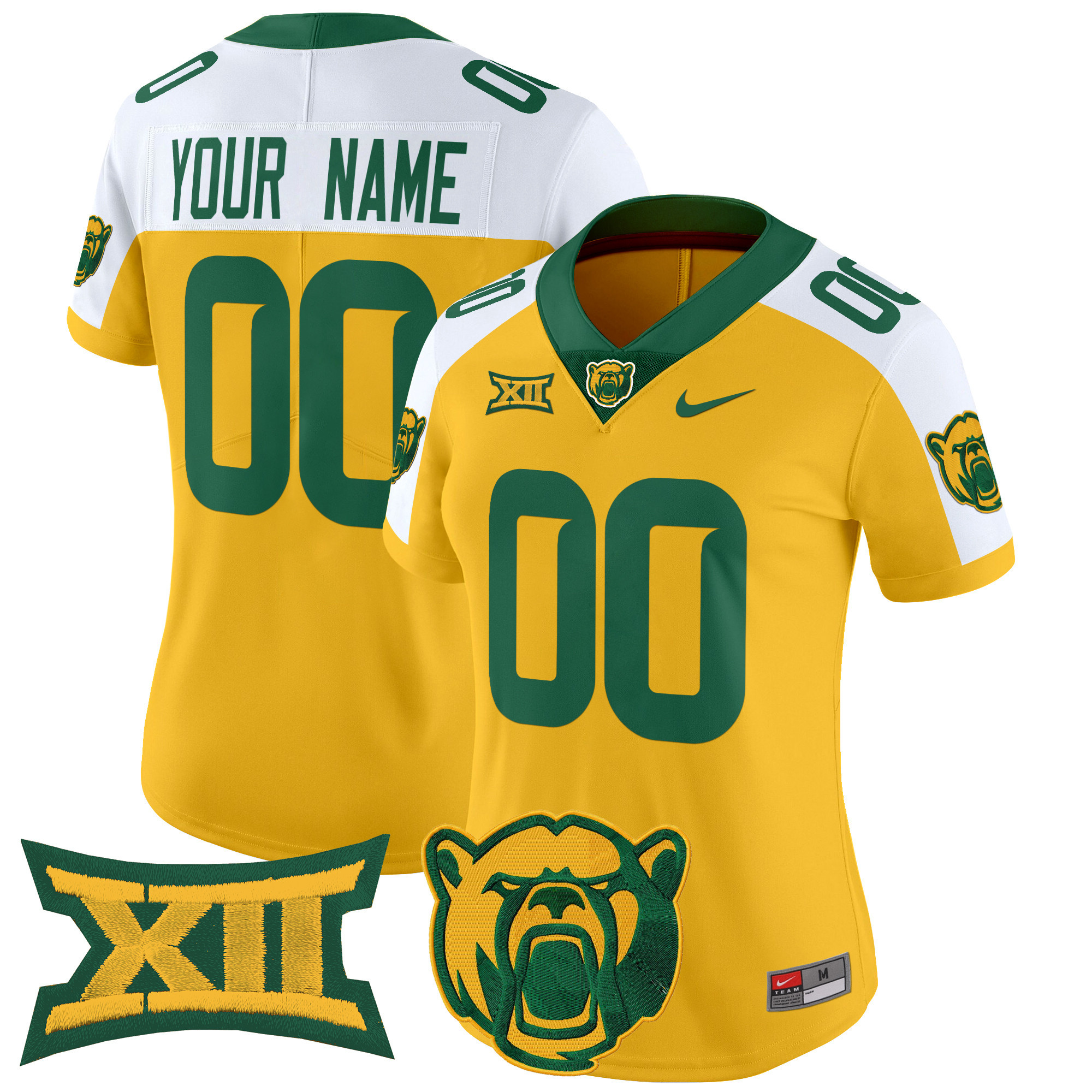 Baylor Bears 2024 Vapor Limited Custom Jersey - All Stitched