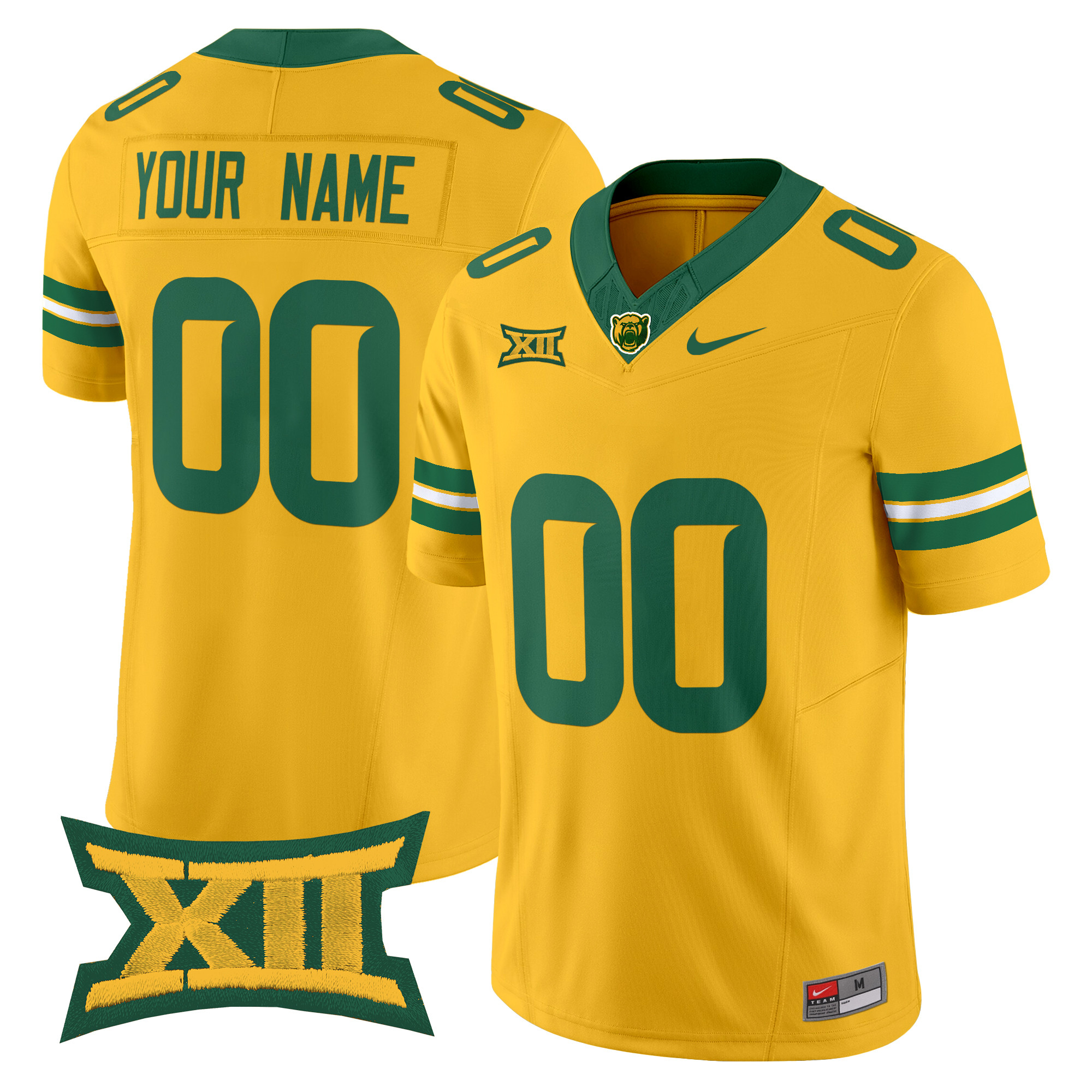 Baylor Bears 2024 Vapor Limited Custom Jersey - All Stitched