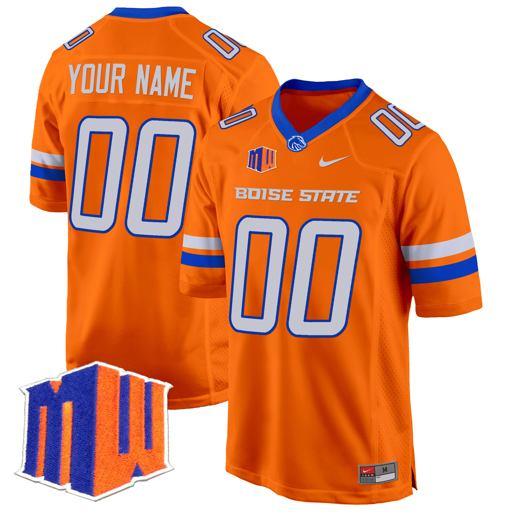 Boise State Broncos 2024 Game Custom Jersey - All Stitched