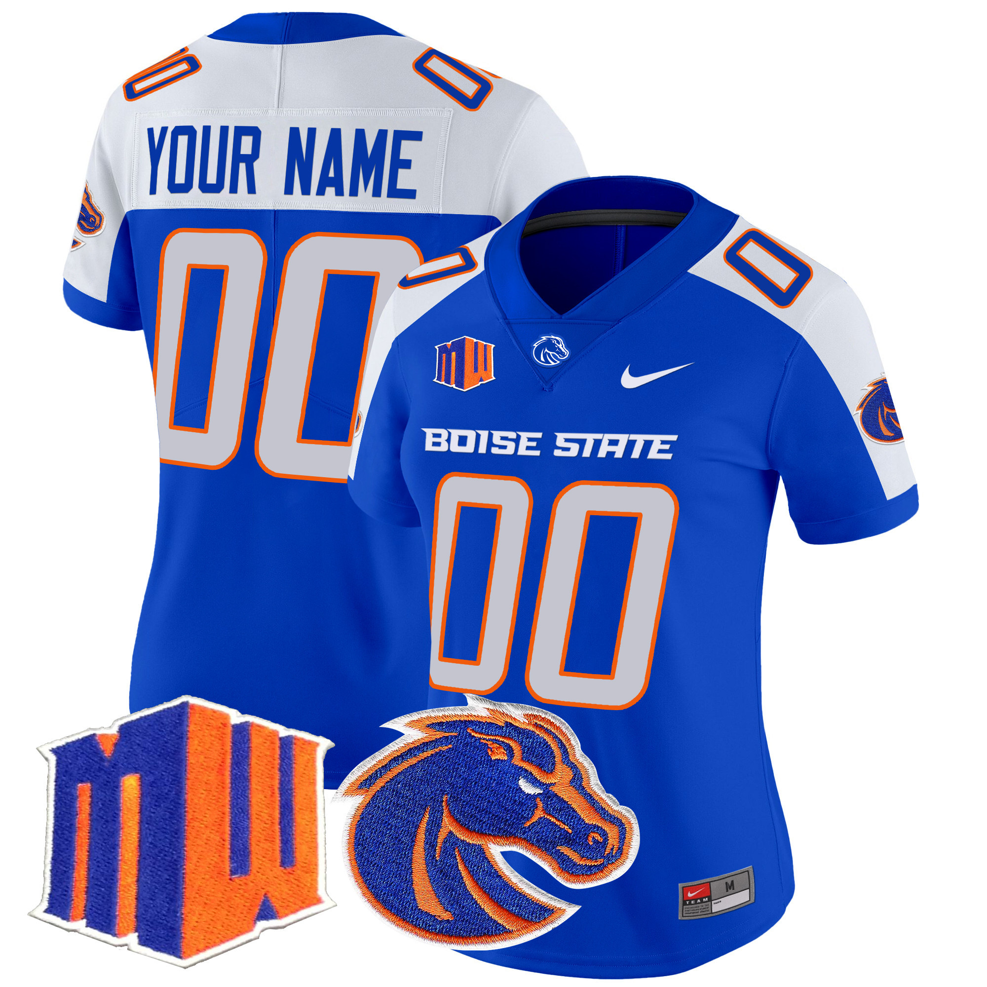 Boise State Broncos 2024 Vapor Limited Custom Jersey - All Stitched